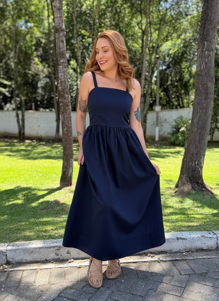 Vestido de Linho Aurora