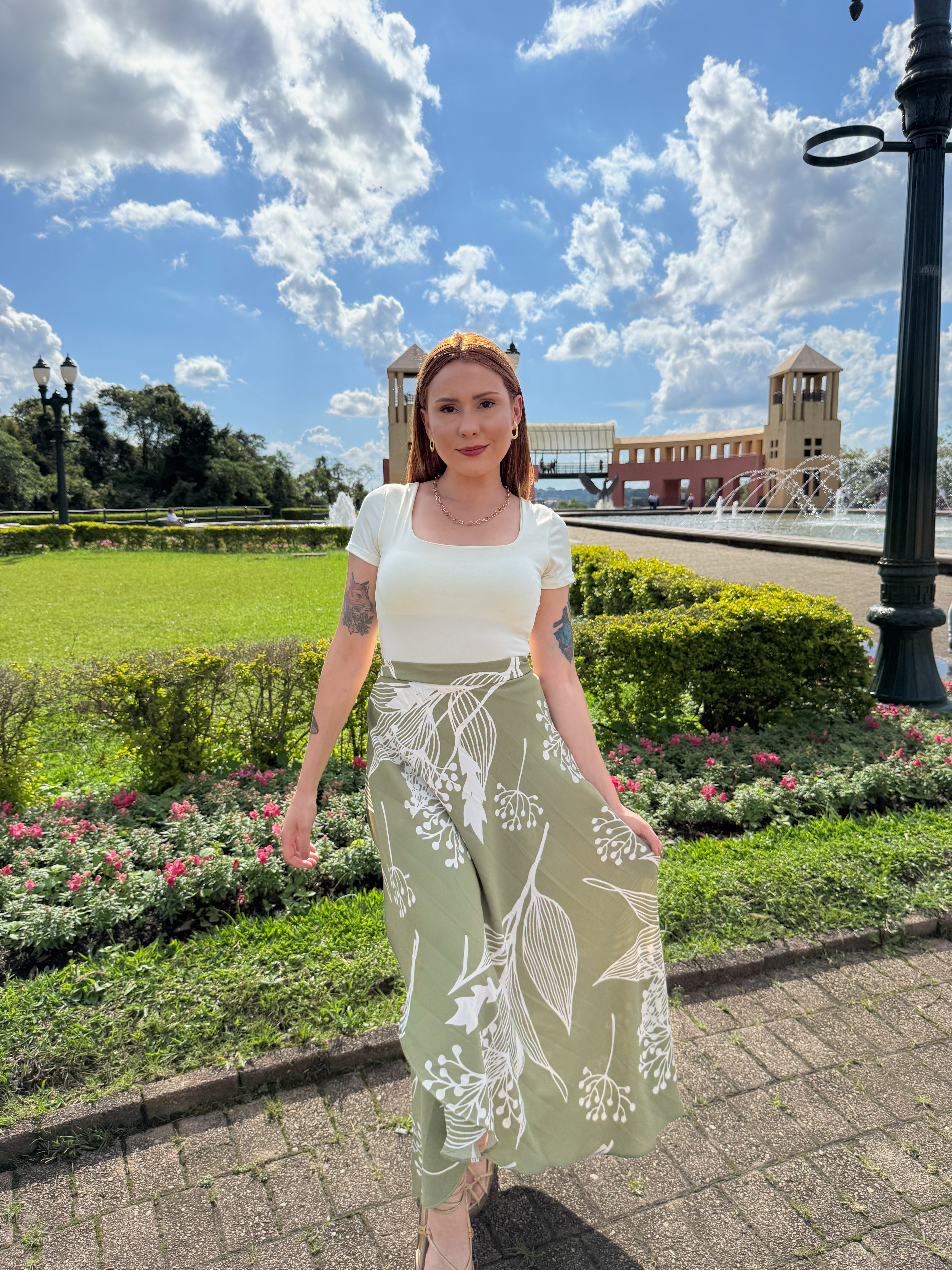 Saia Envelope Estampada