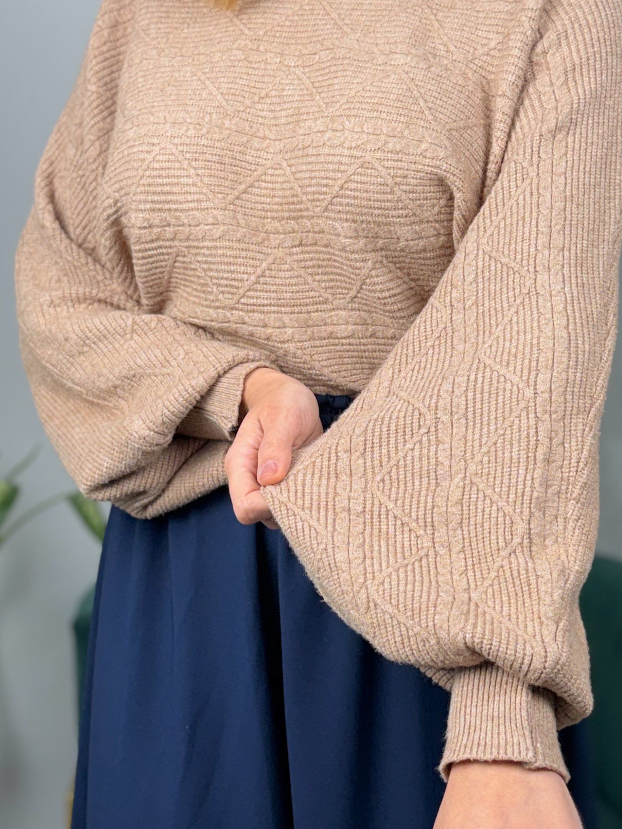 Blusa Tricot Modal Morcego Capri