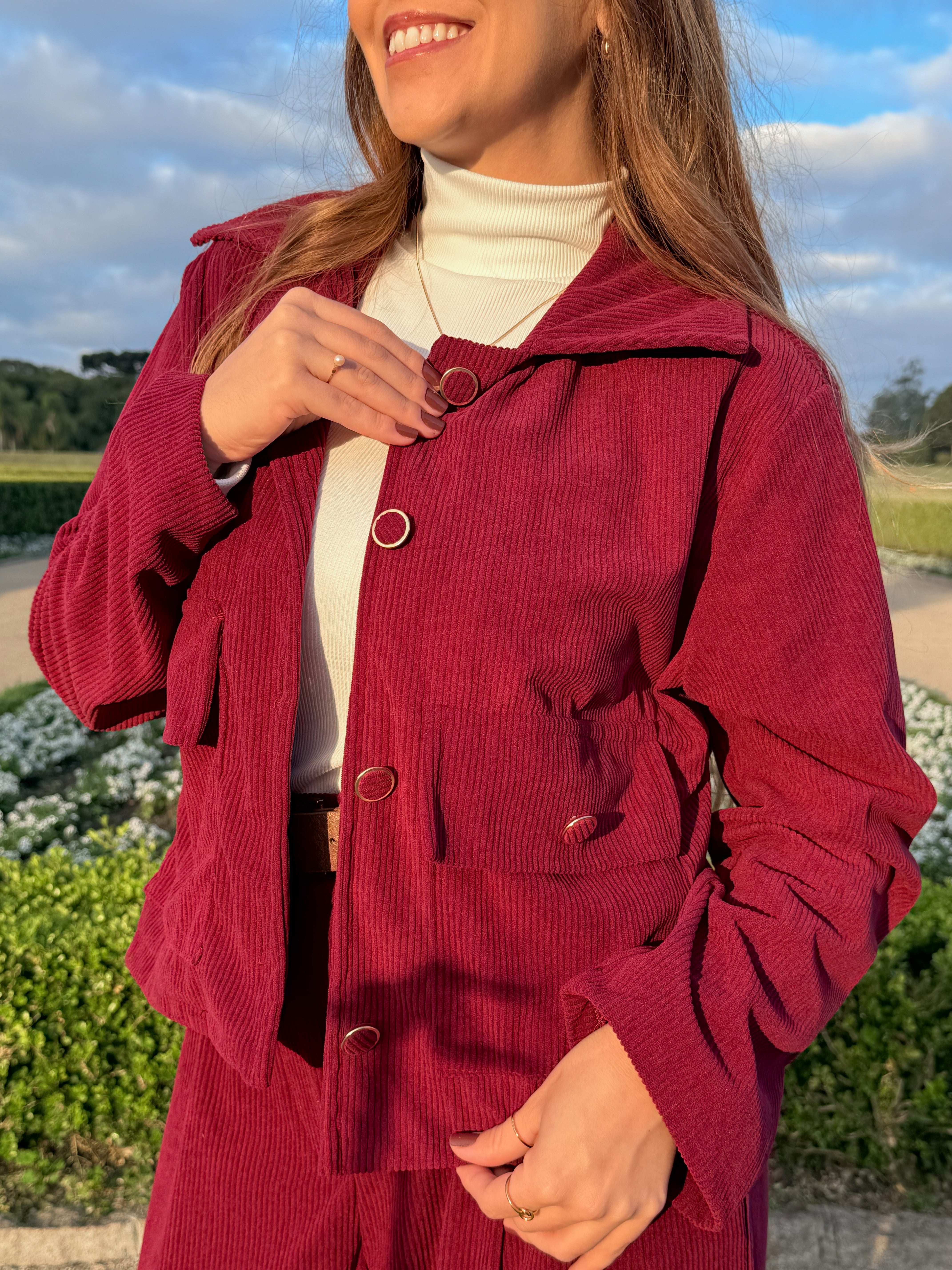 Conjunto Veludo Cotelê Marcela