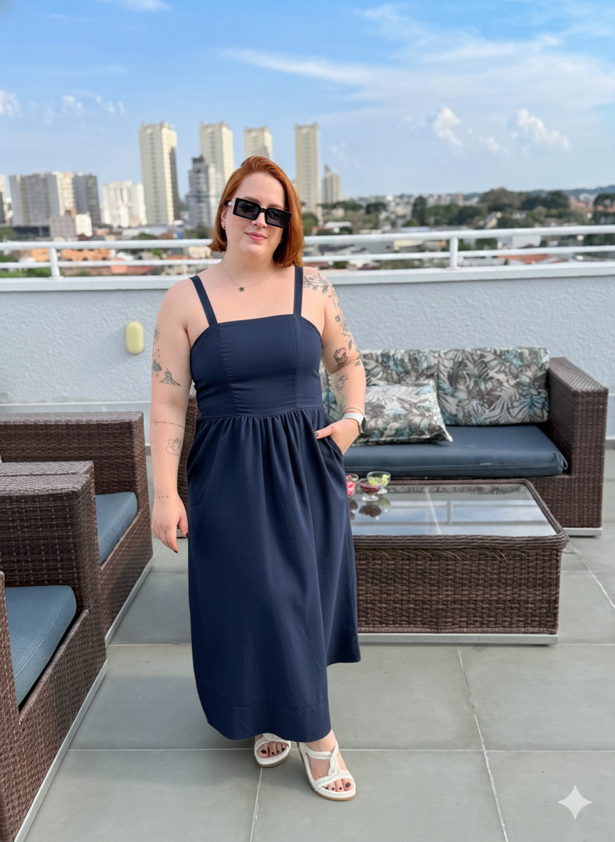 Vestido de Linho Aurora
