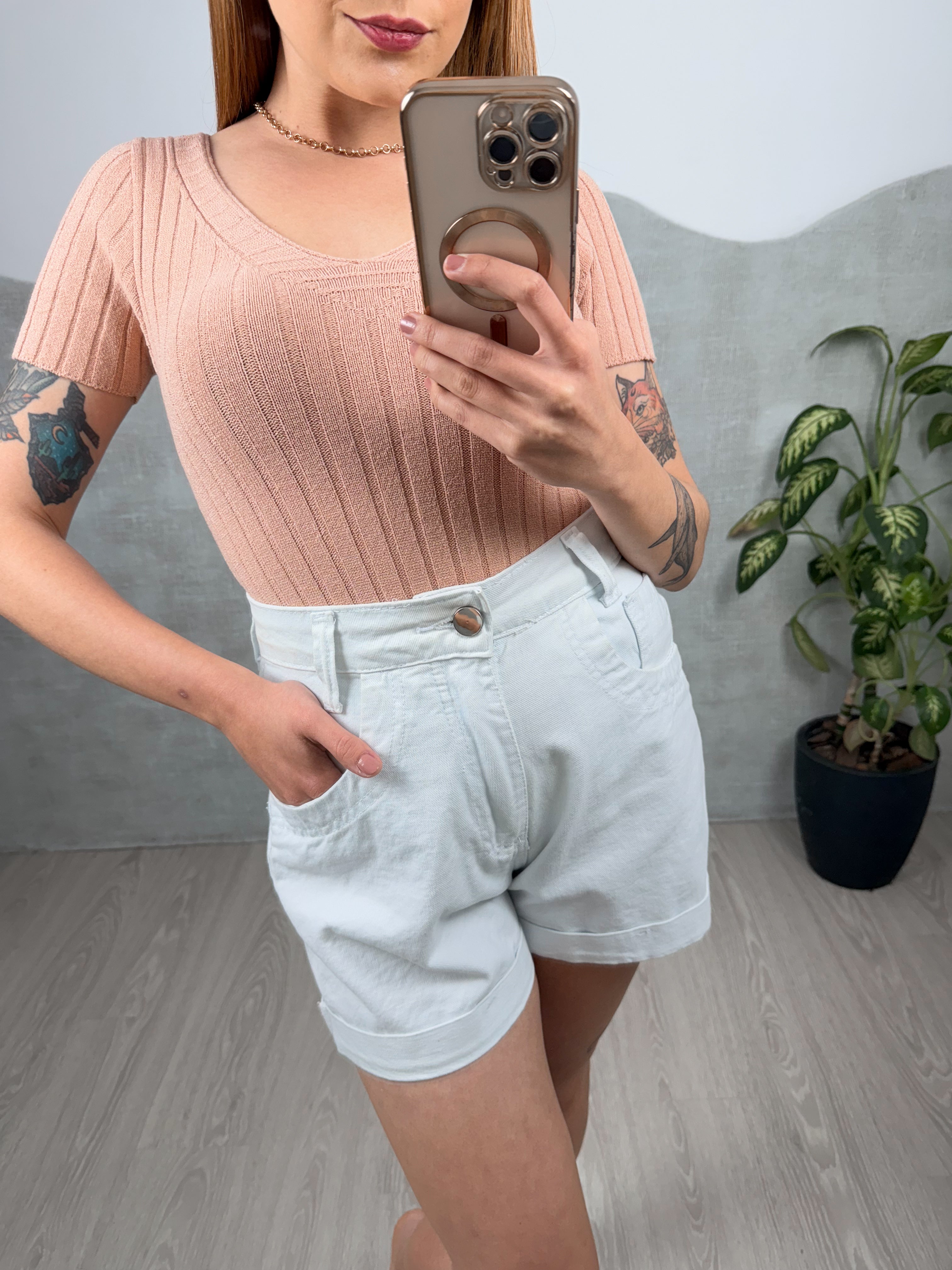 Body Tricot Decote U