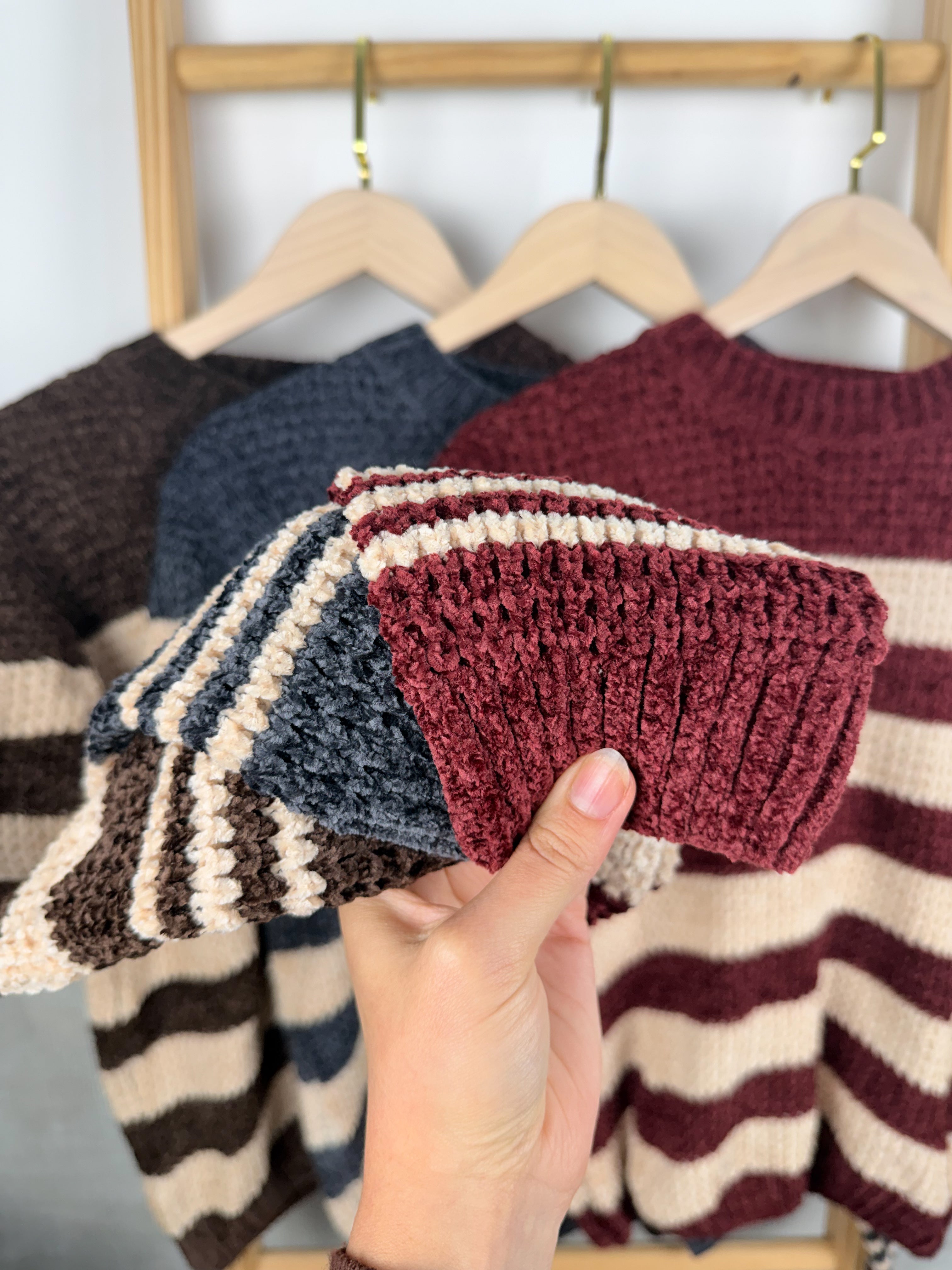 Blusa Tricot Chenille Listrada Veneza