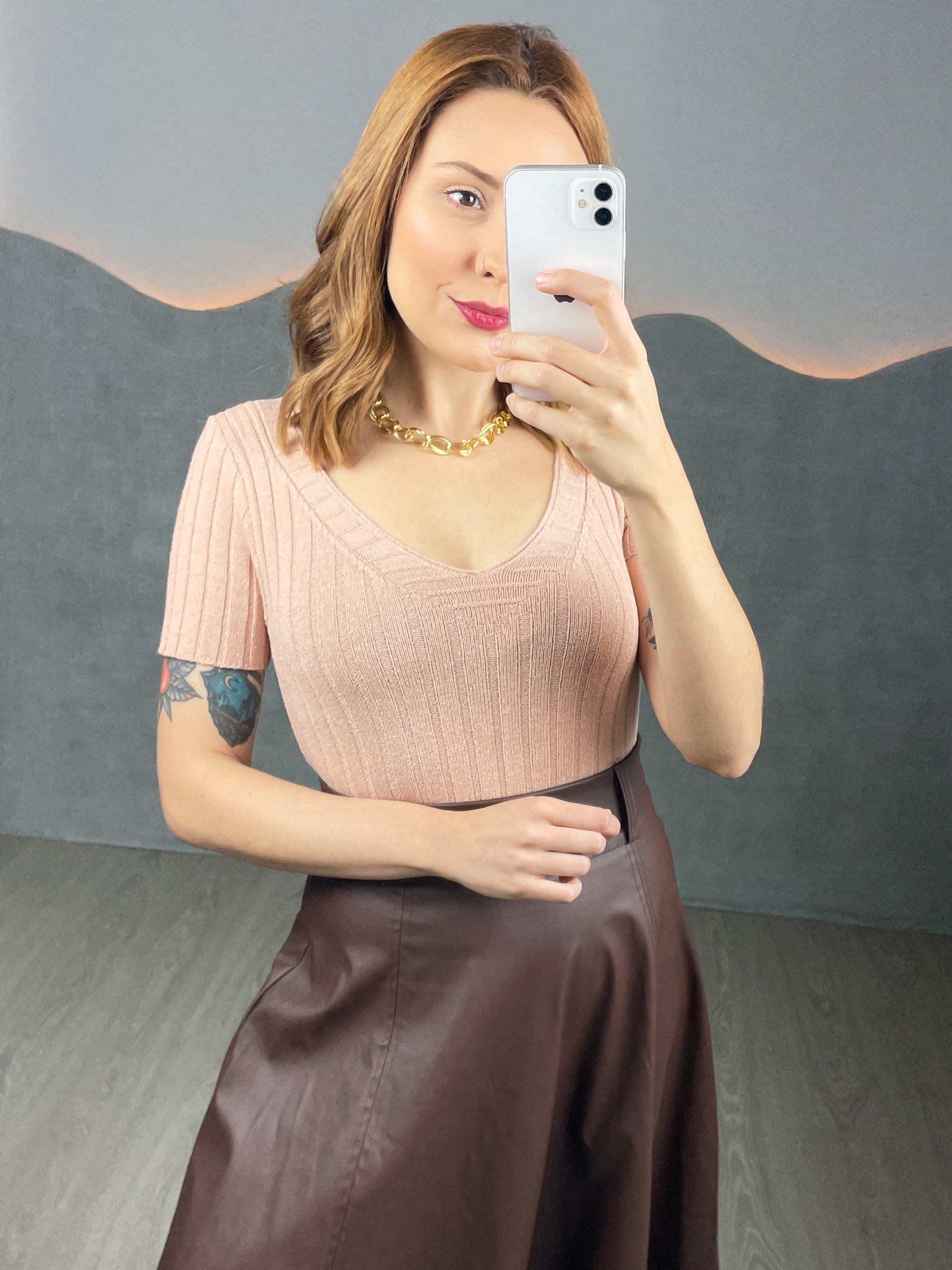 Body Tricot Decote U