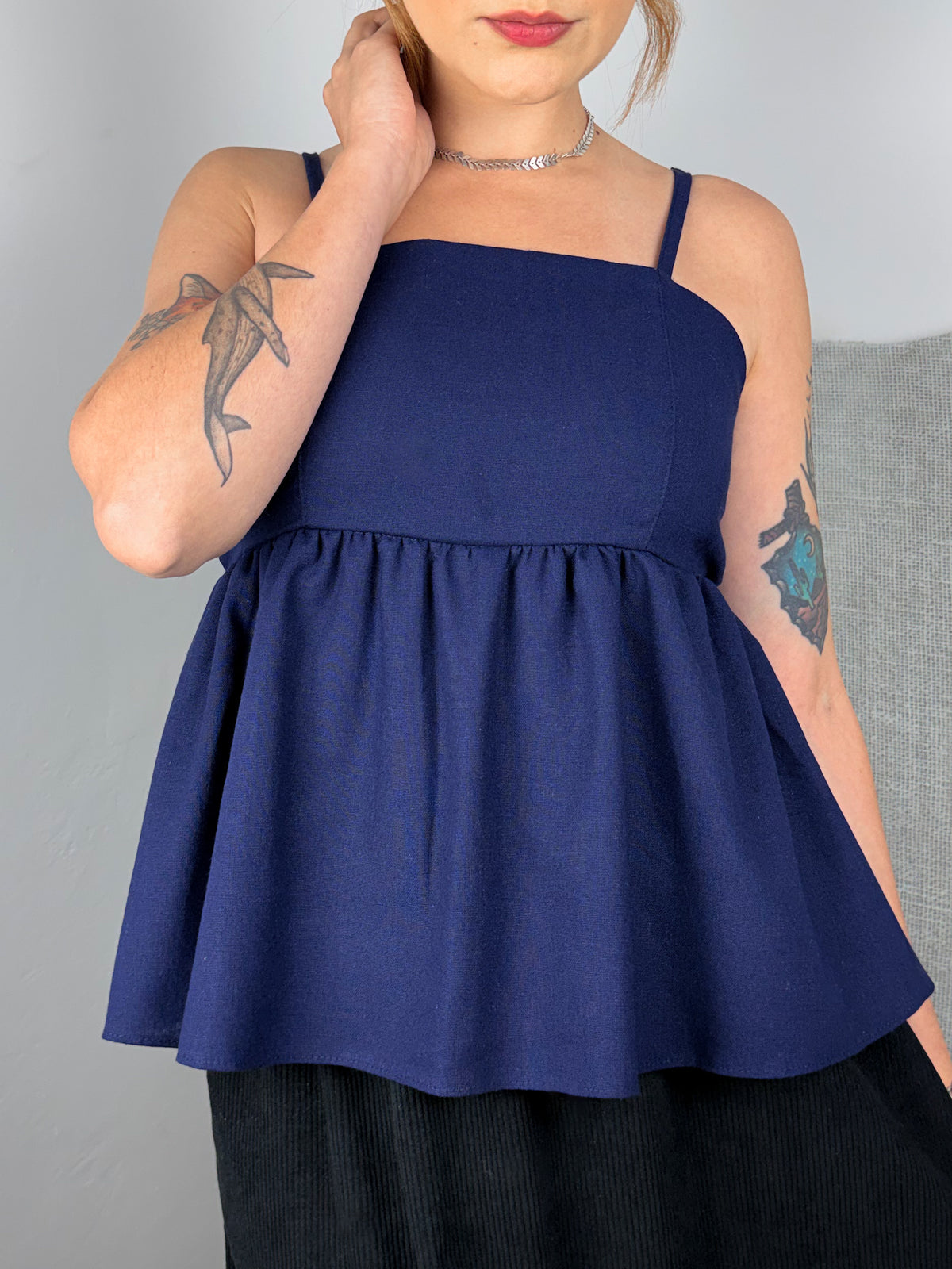 KIT 2 Blusas Bata de Linho por R$99,90
