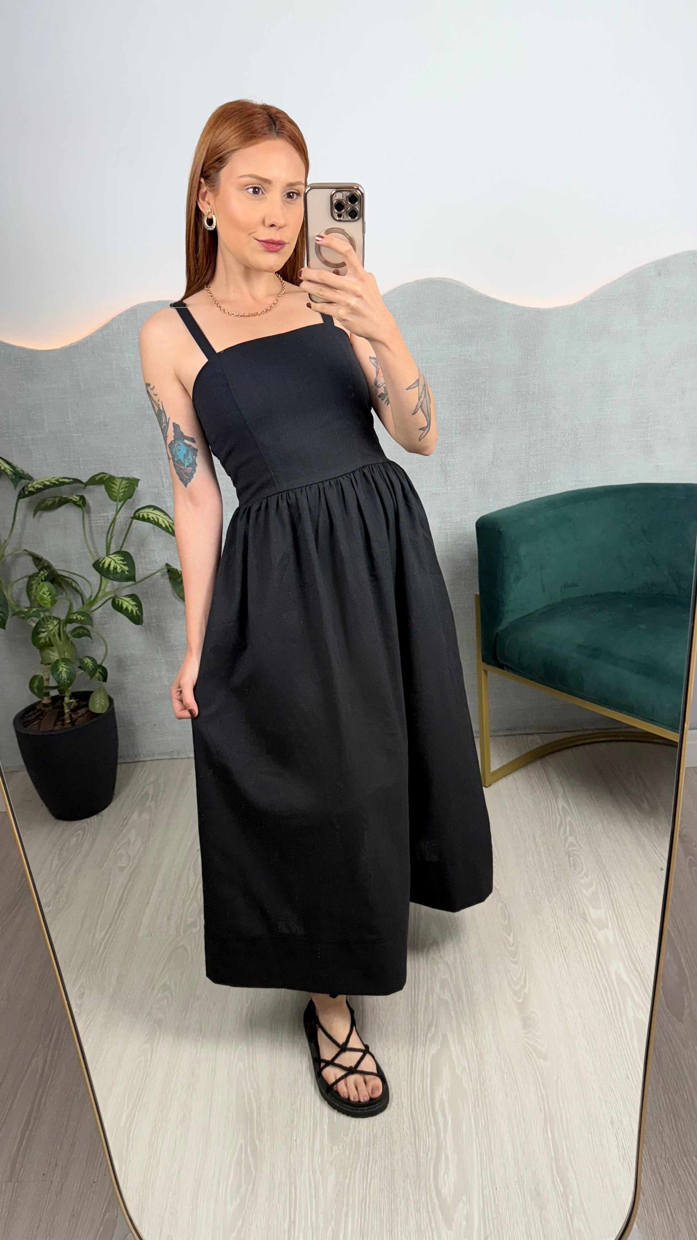 Vestido de Linho Aurora