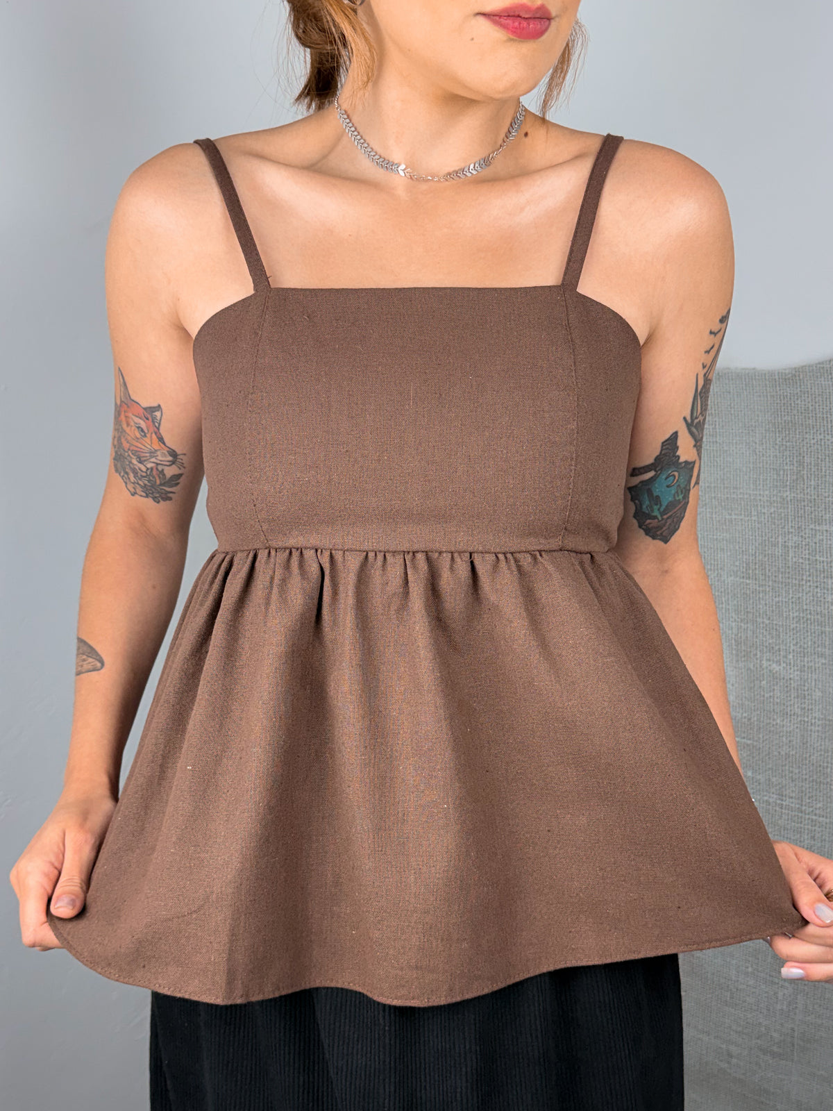 KIT 2 Blusas Bata de Linho por R$99,90