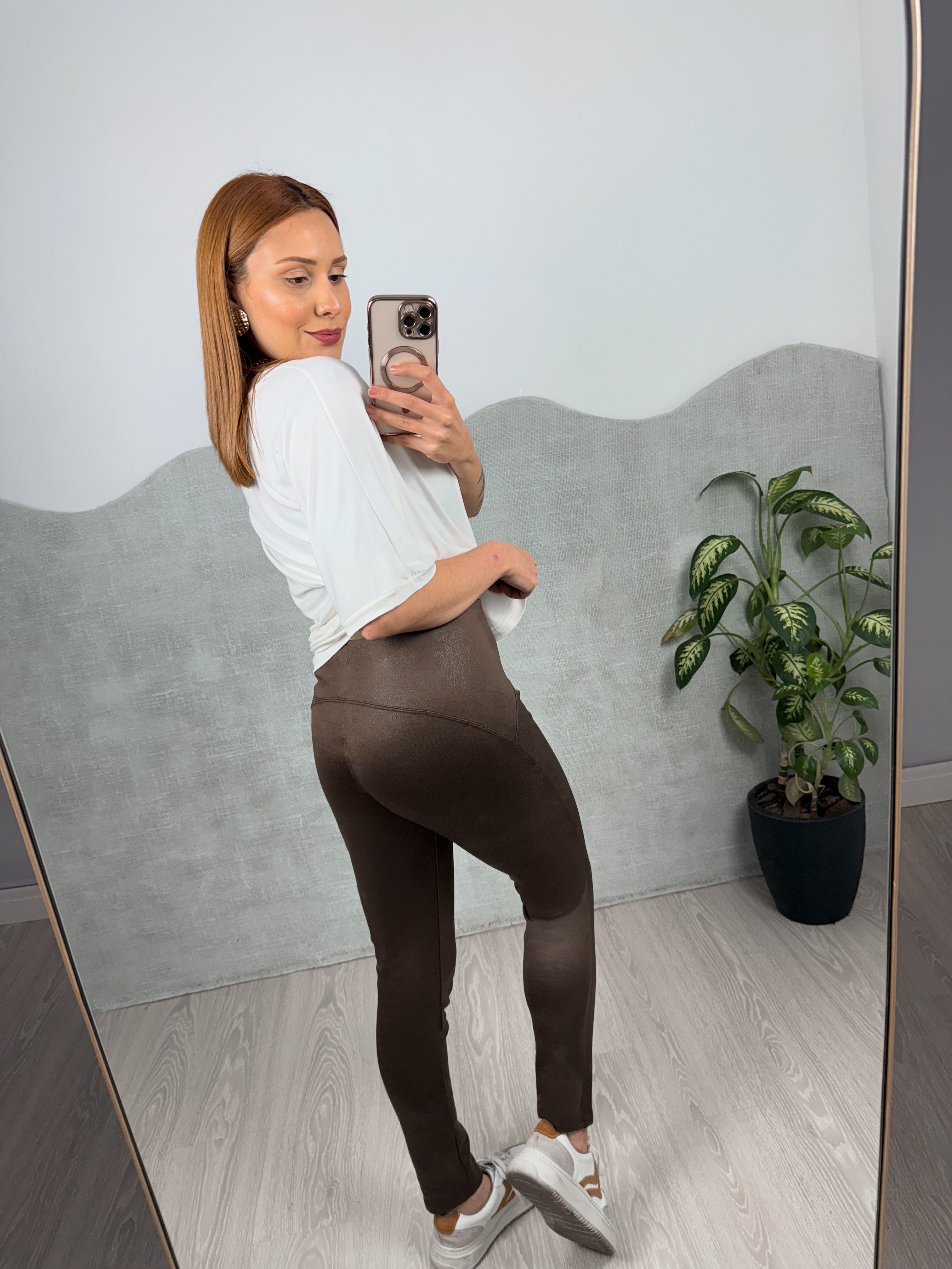 Legging Texturizada e Parte Interna Peluciada:
