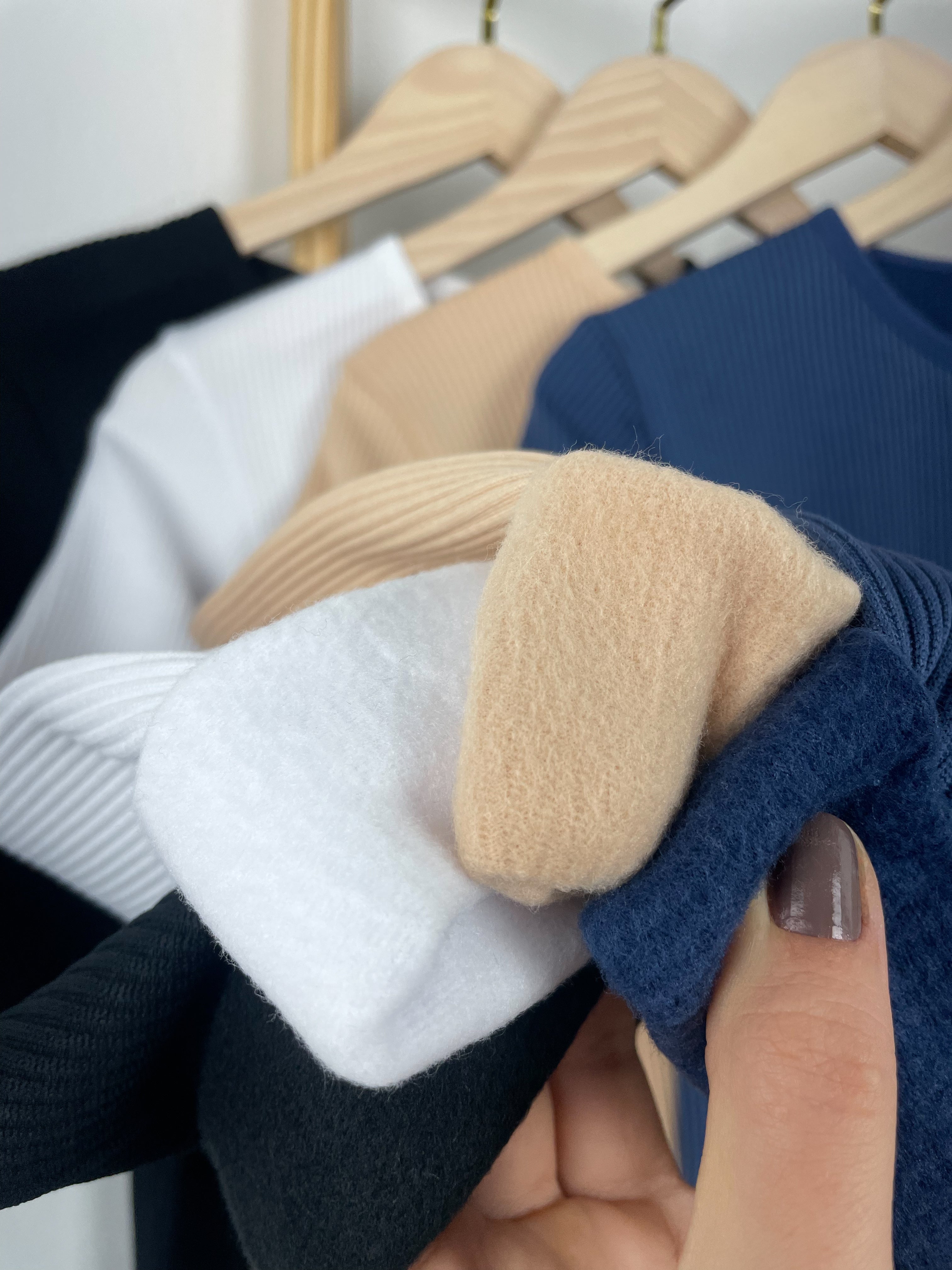 Blusa Térmica Canelada Flanelada Por Dentro