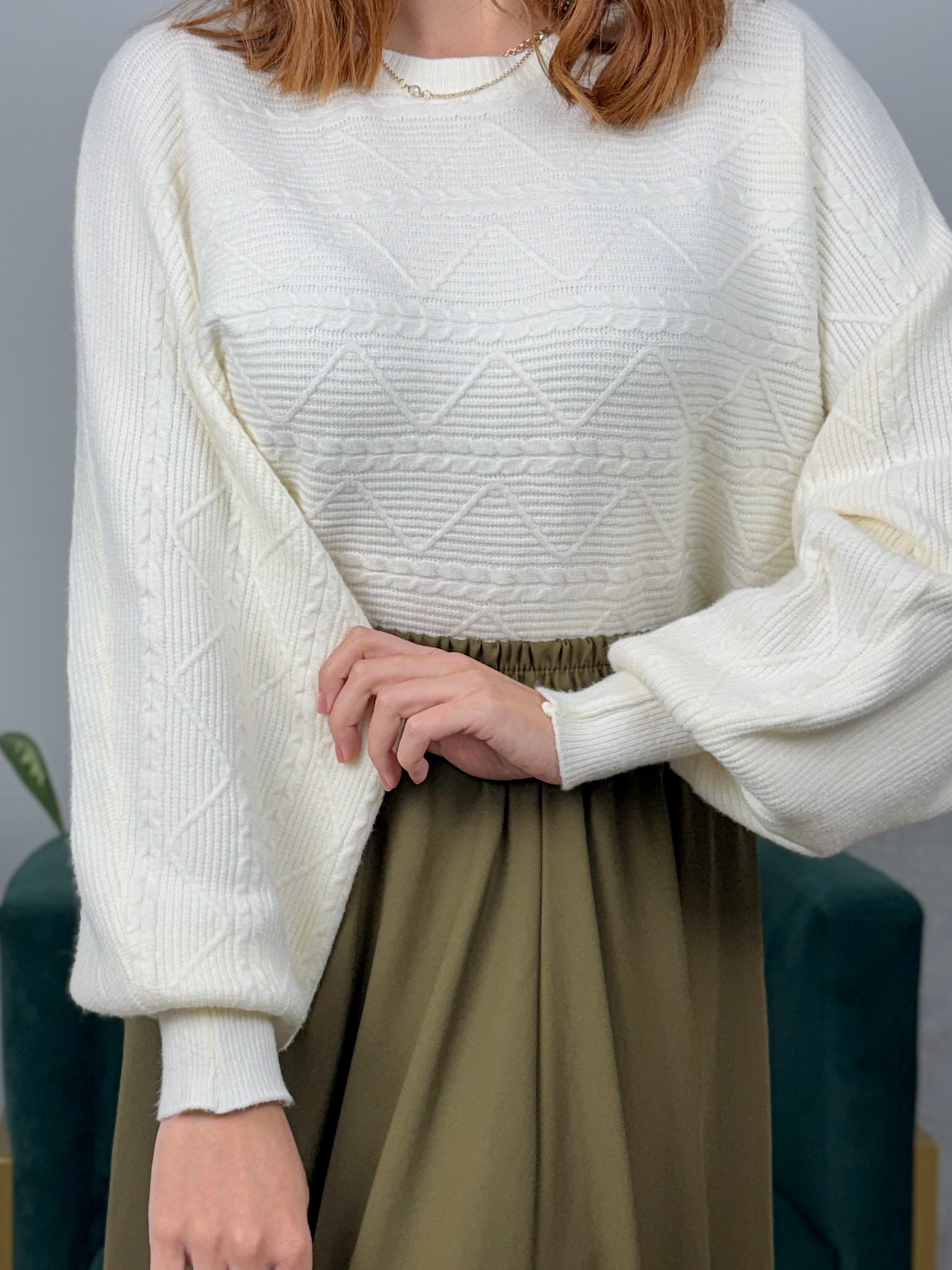 Blusa Tricot Modal Morcego Capri