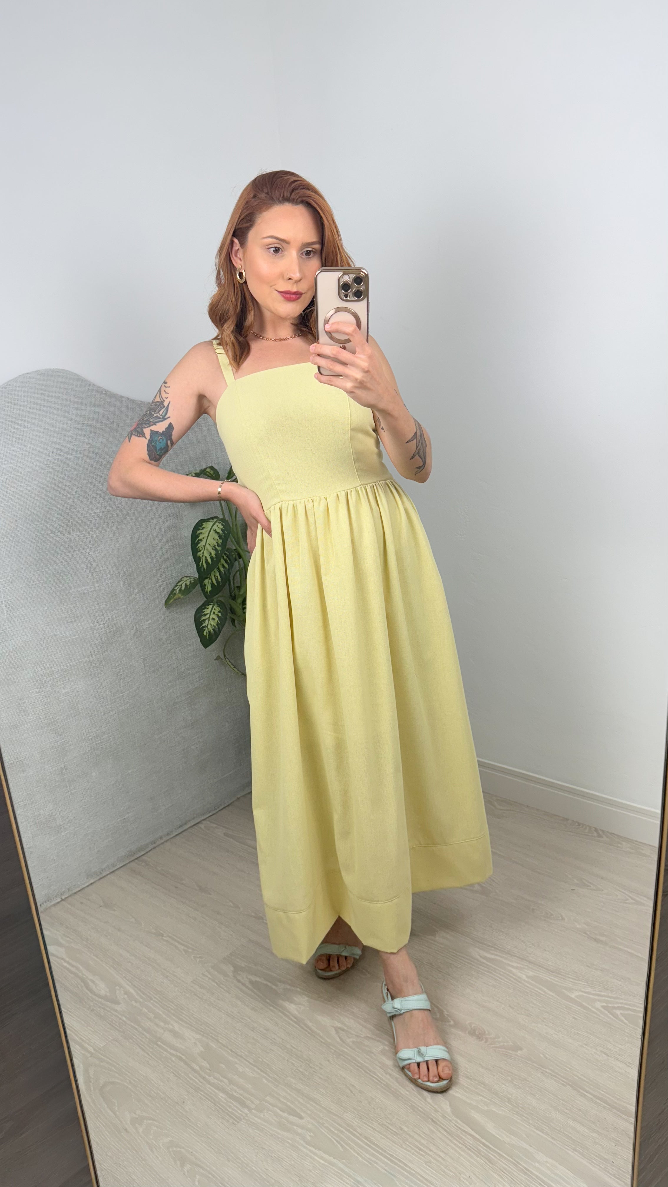 Vestido de Linho Aurora
