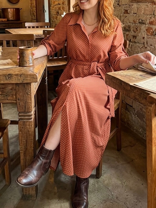 Vestido/Chemise Leticia Manga 3/4