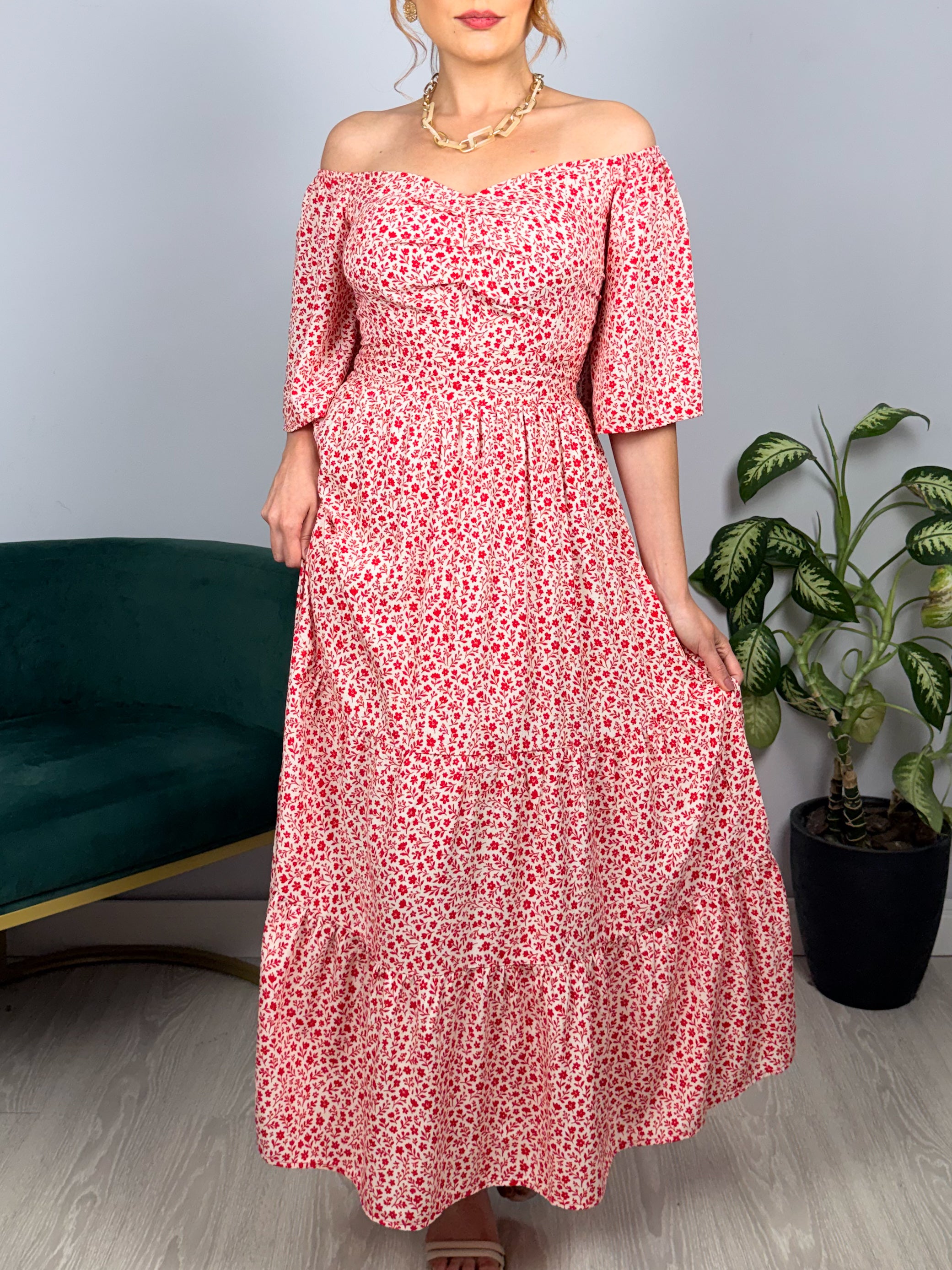 Vestido de Viscose Florzinha Ana