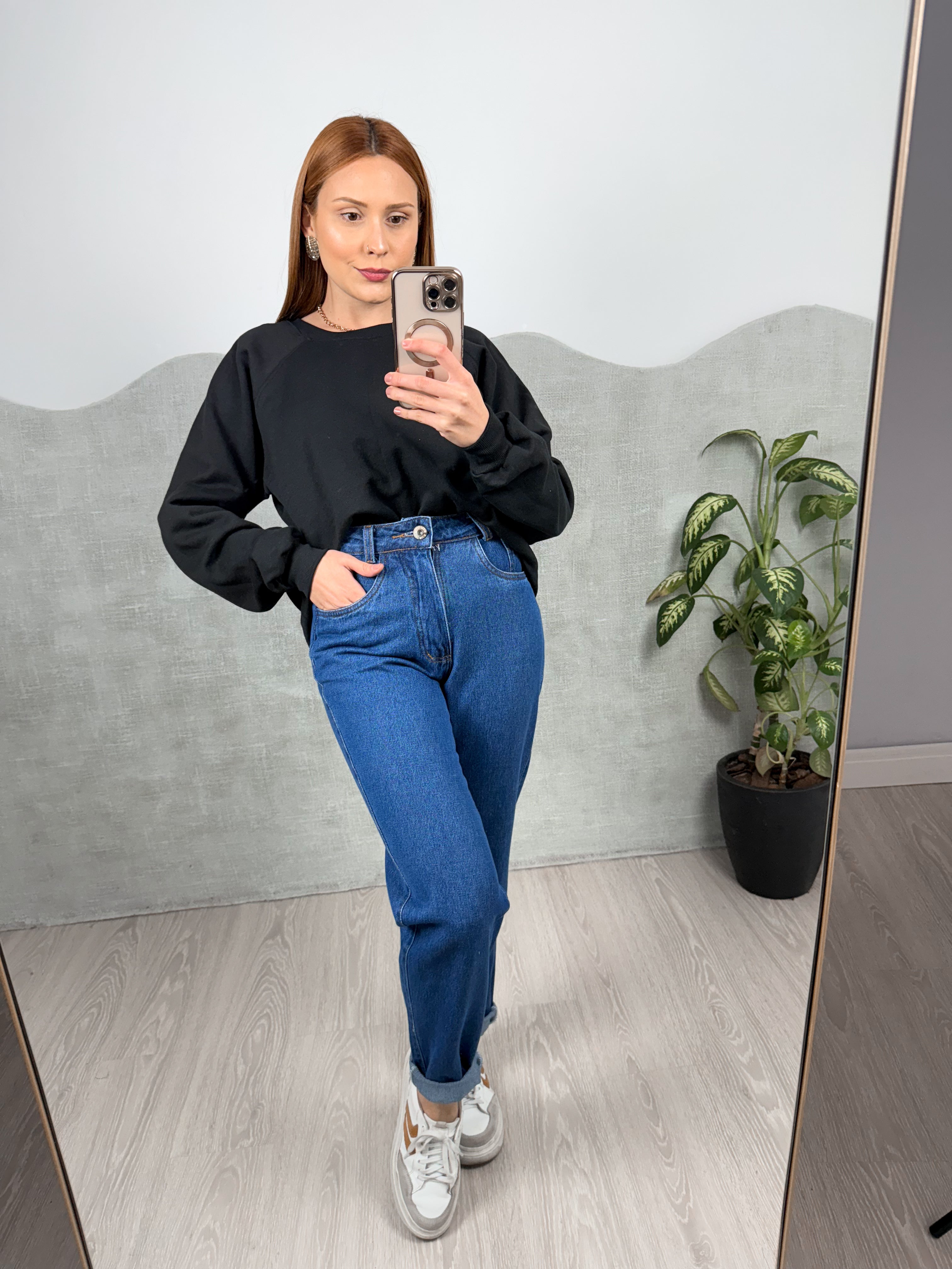 Calça Jeans Clássica Corte Reto