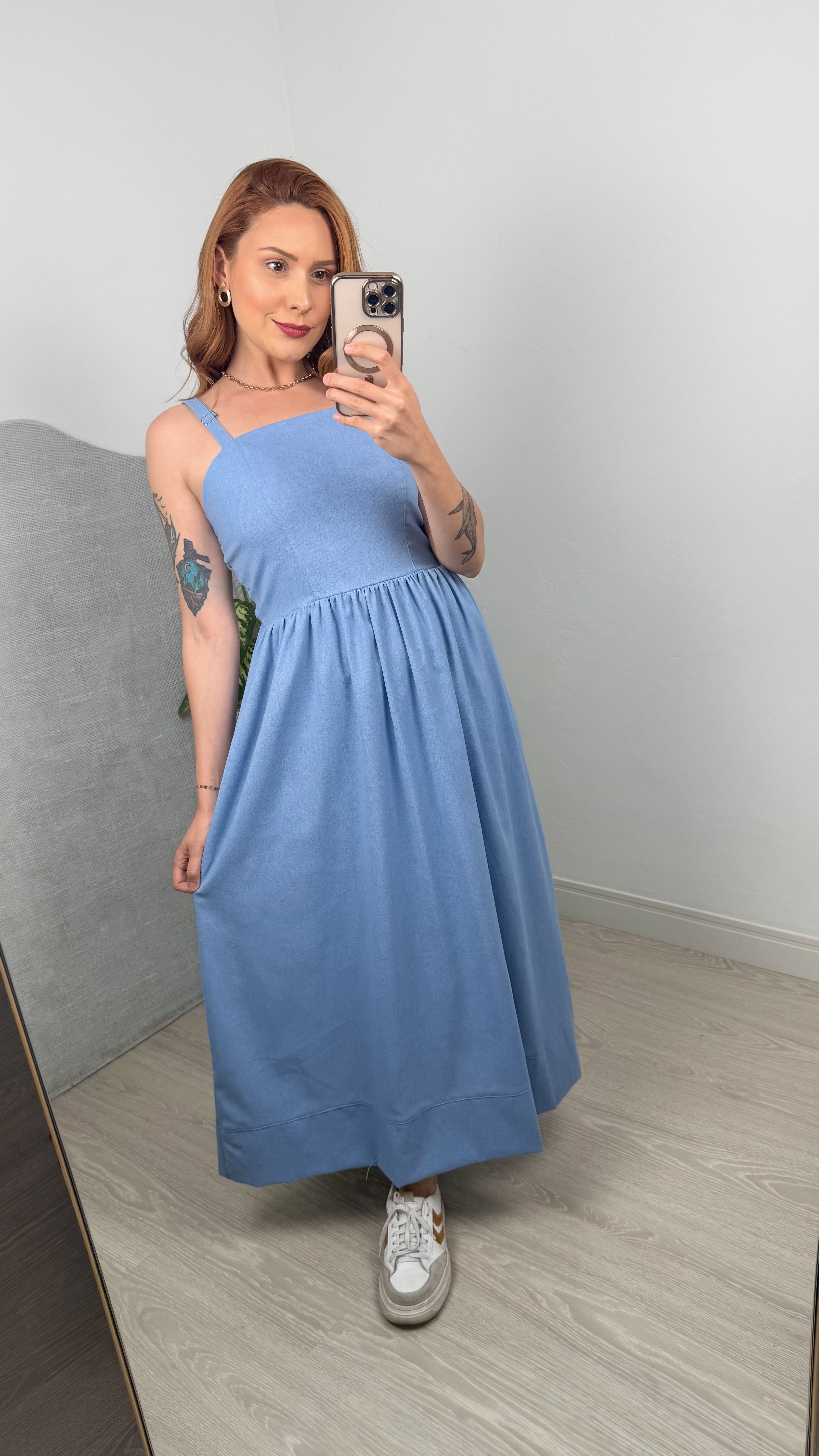 Vestido de Linho Aurora