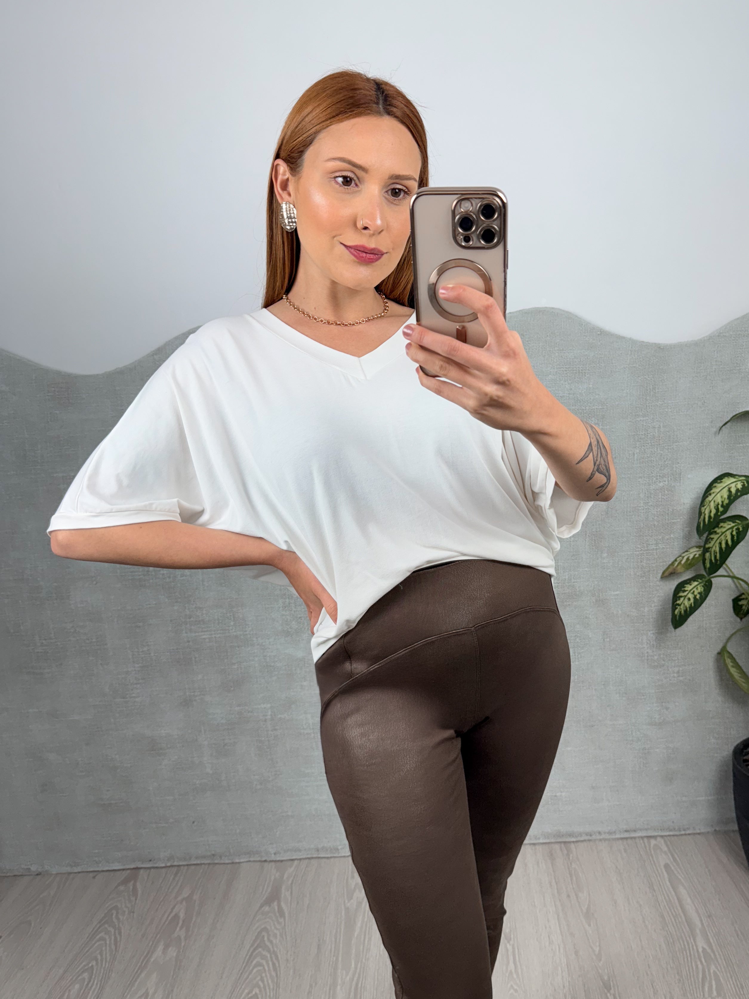 Blusa Morcego Malha