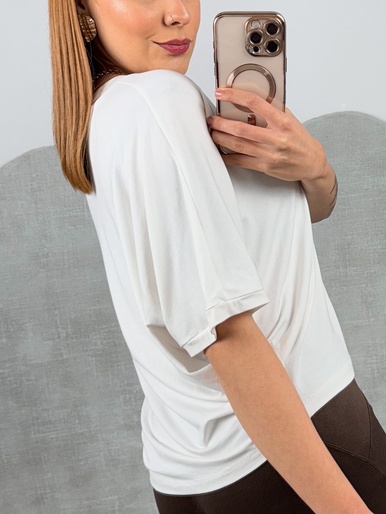 Blusa Morcego Malha
