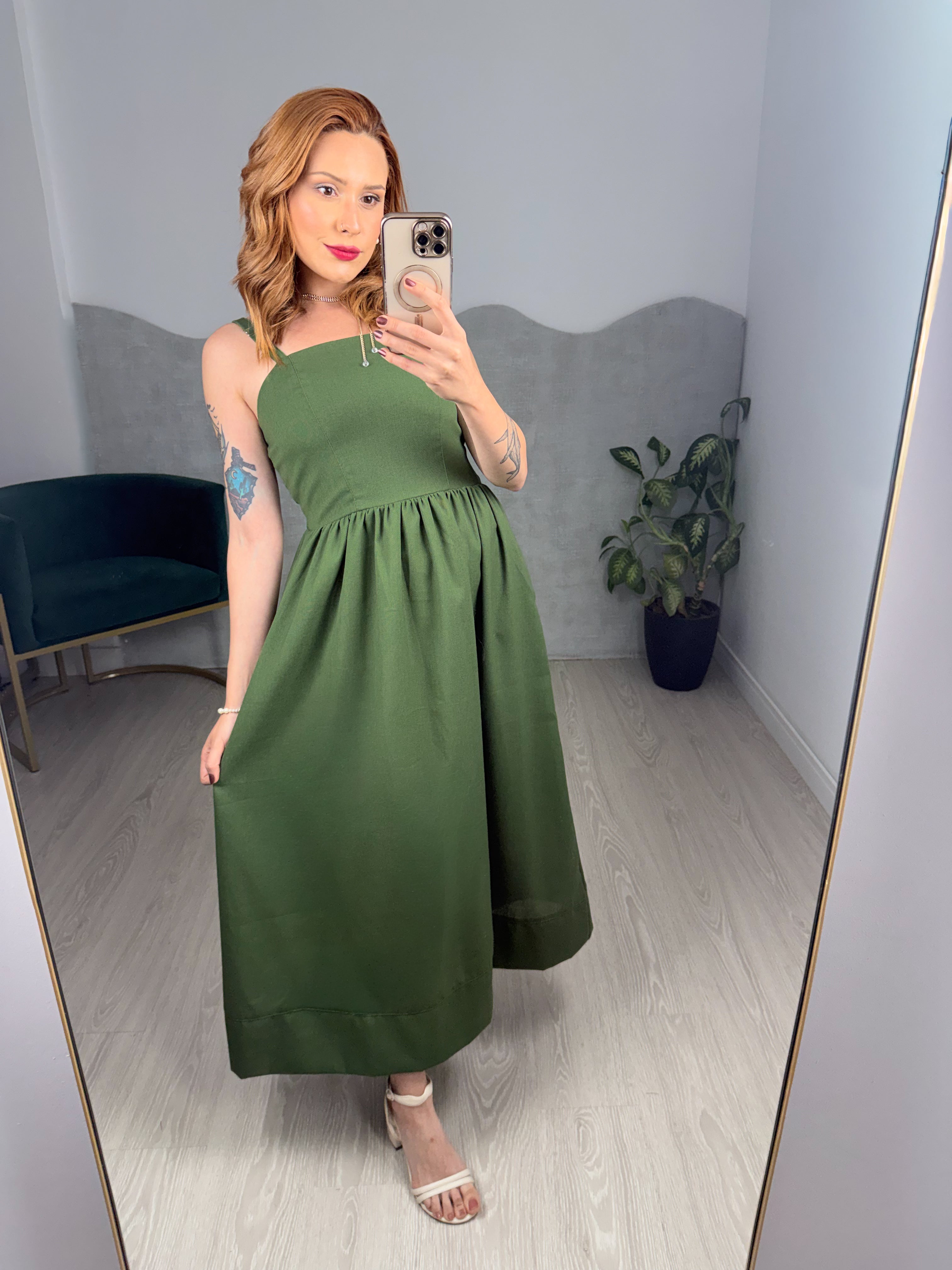 Vestido de Linho Aurora