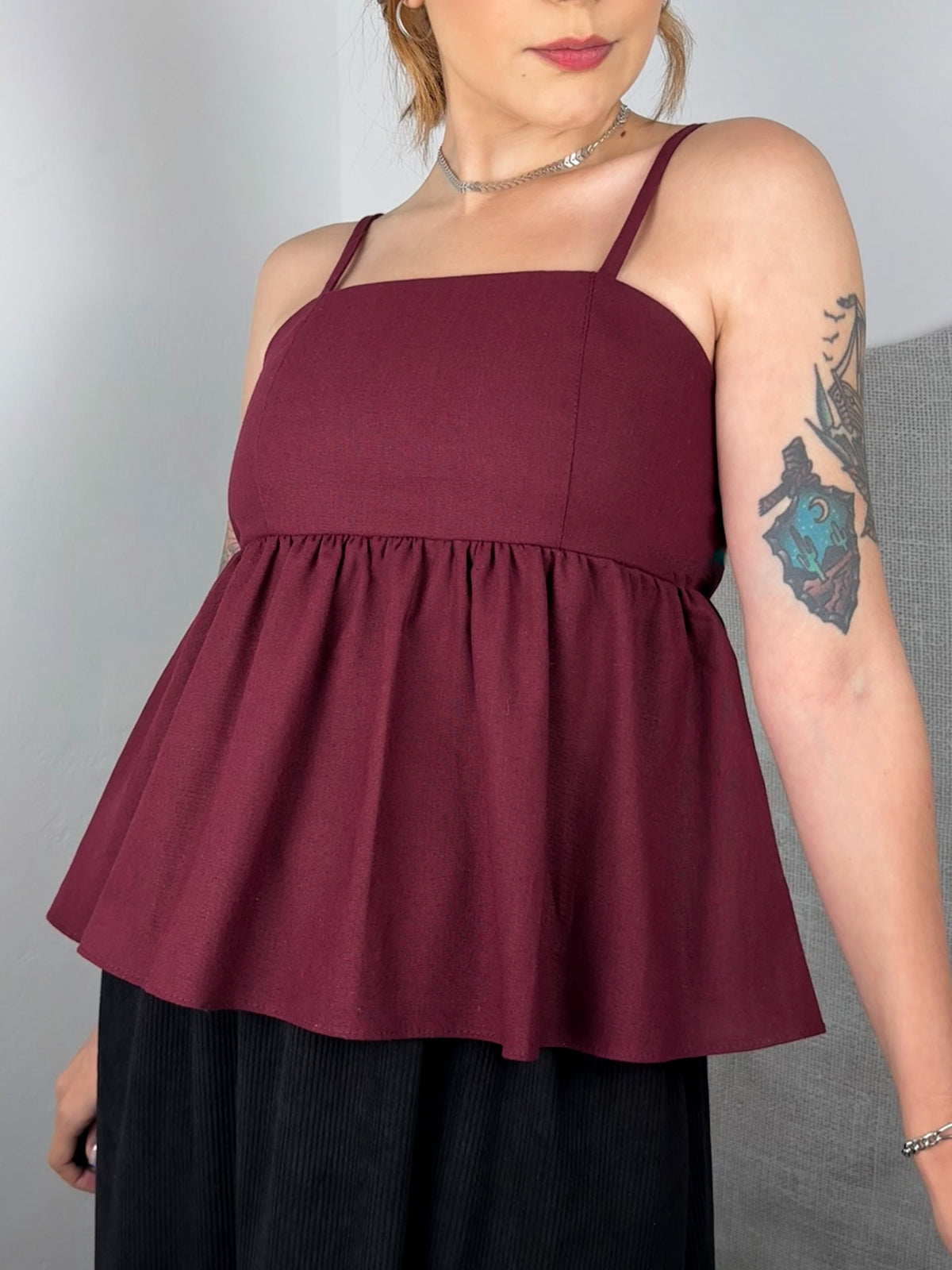 KIT 2 Blusas Bata de Linho por R$99,90
