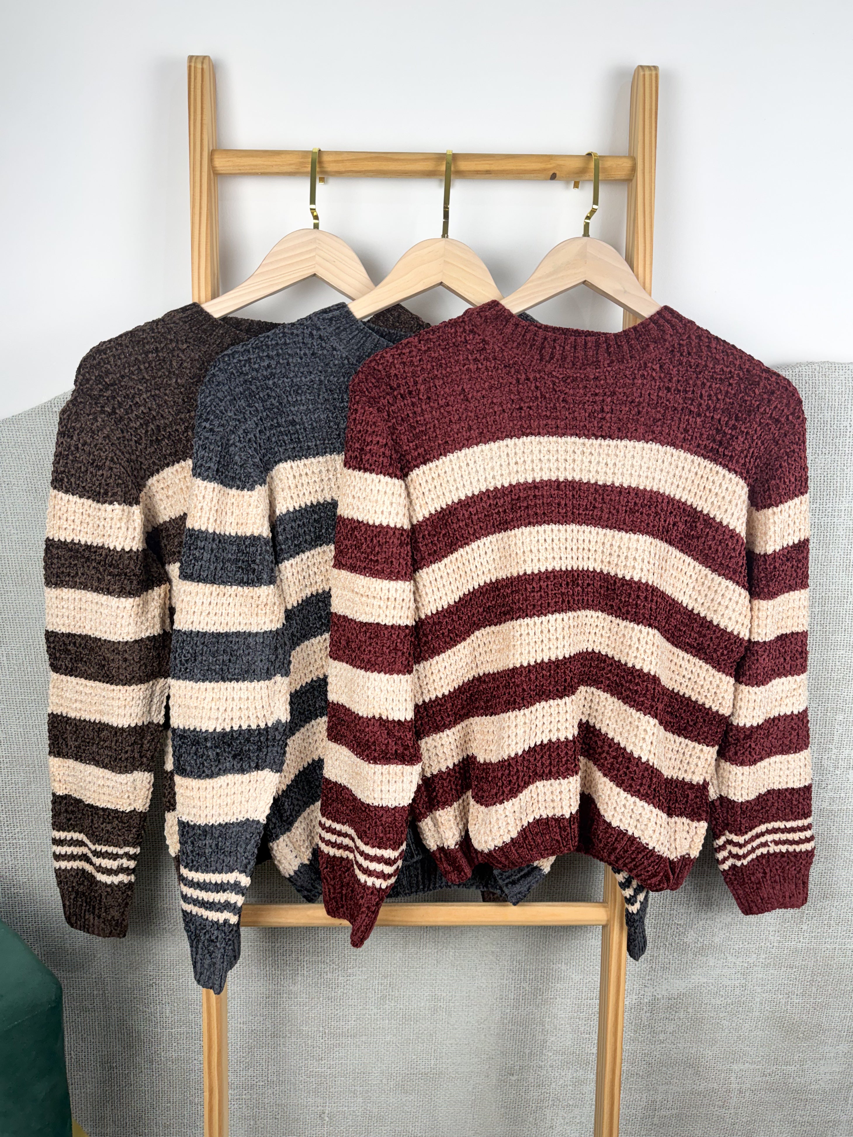 Blusa Tricot Chenille Listrada Veneza