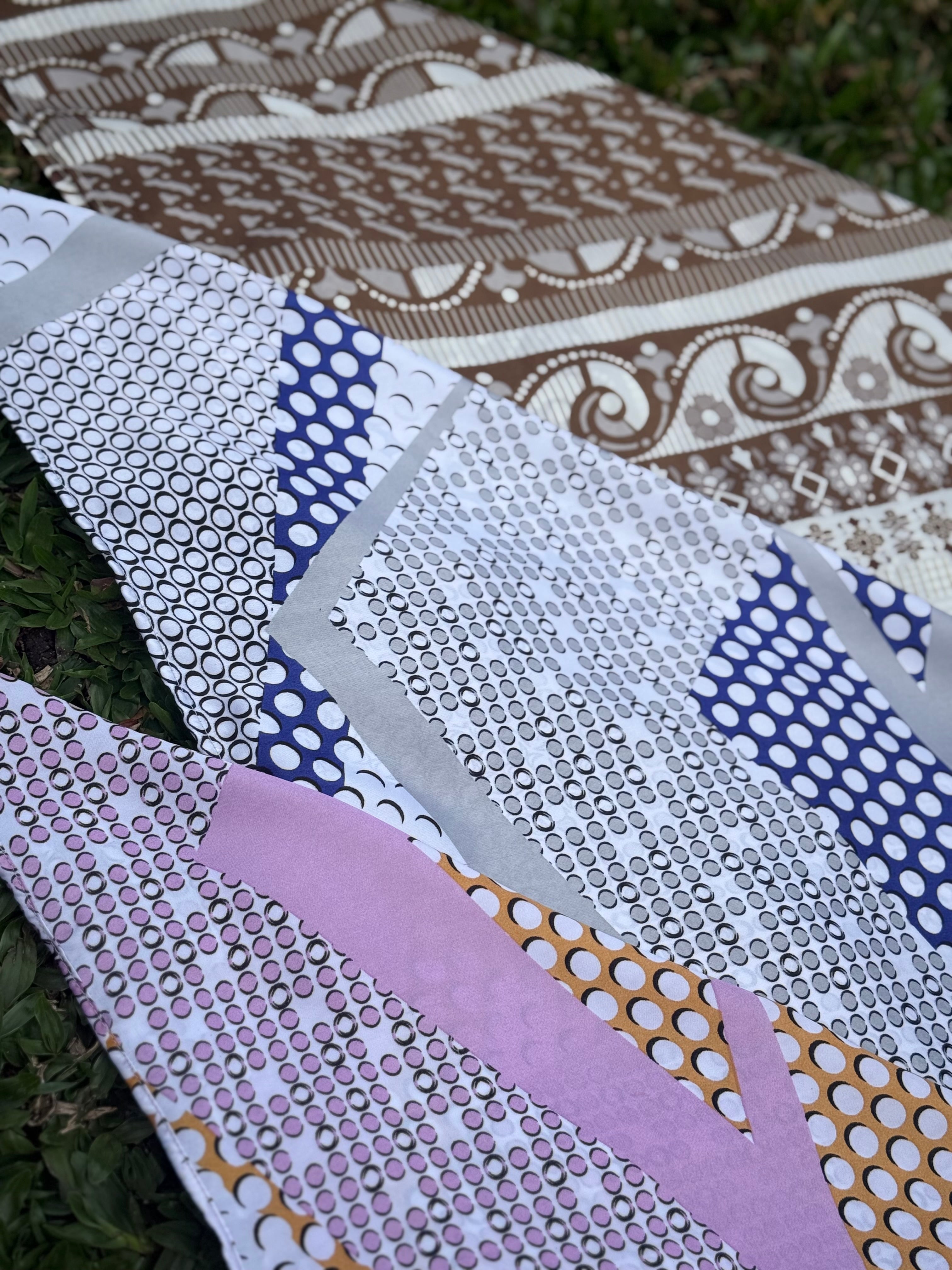 Lenço de Cetim Estampado Exclusivo Hey Guria