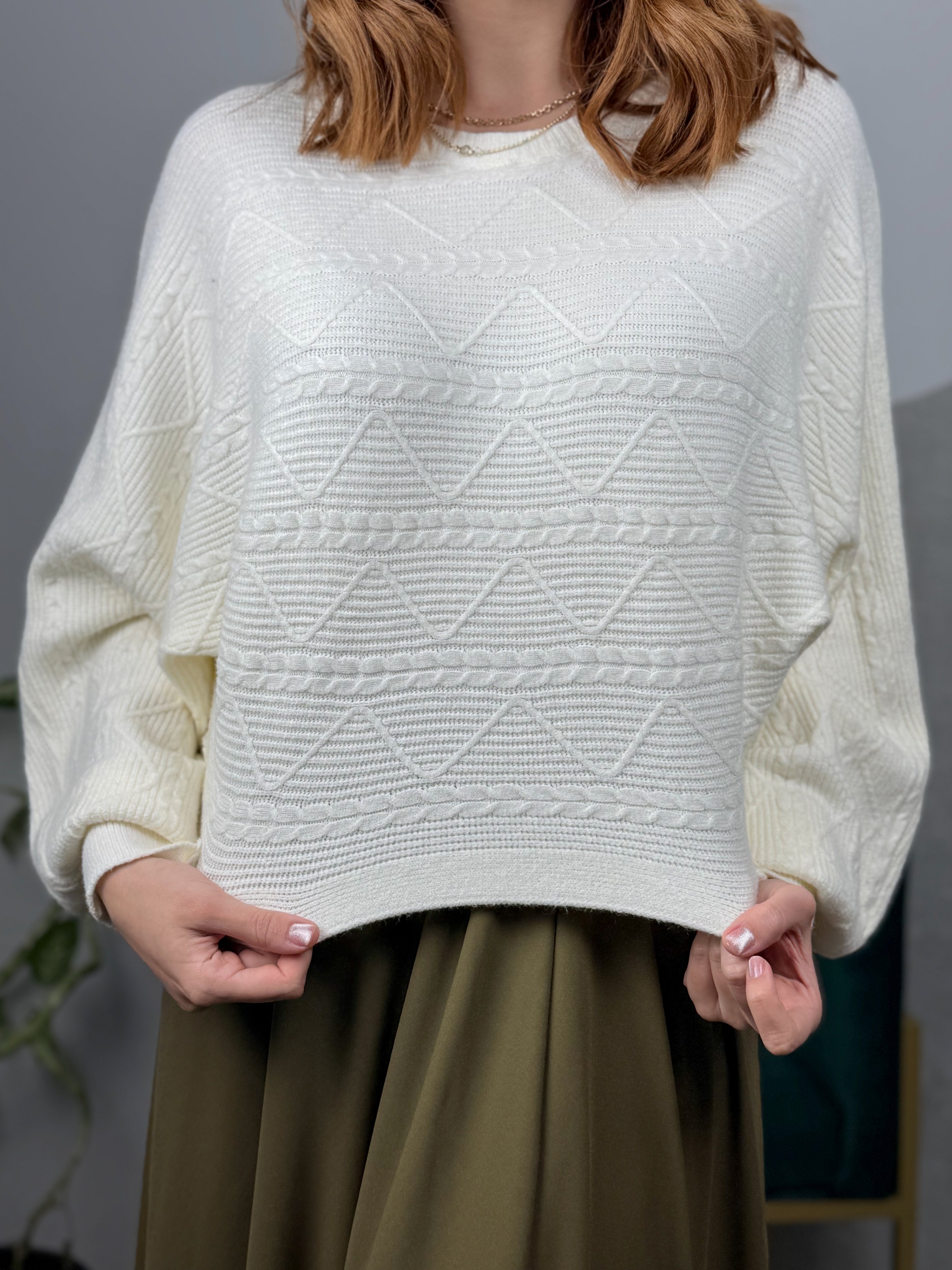 Blusa Tricot Modal Morcego Capri