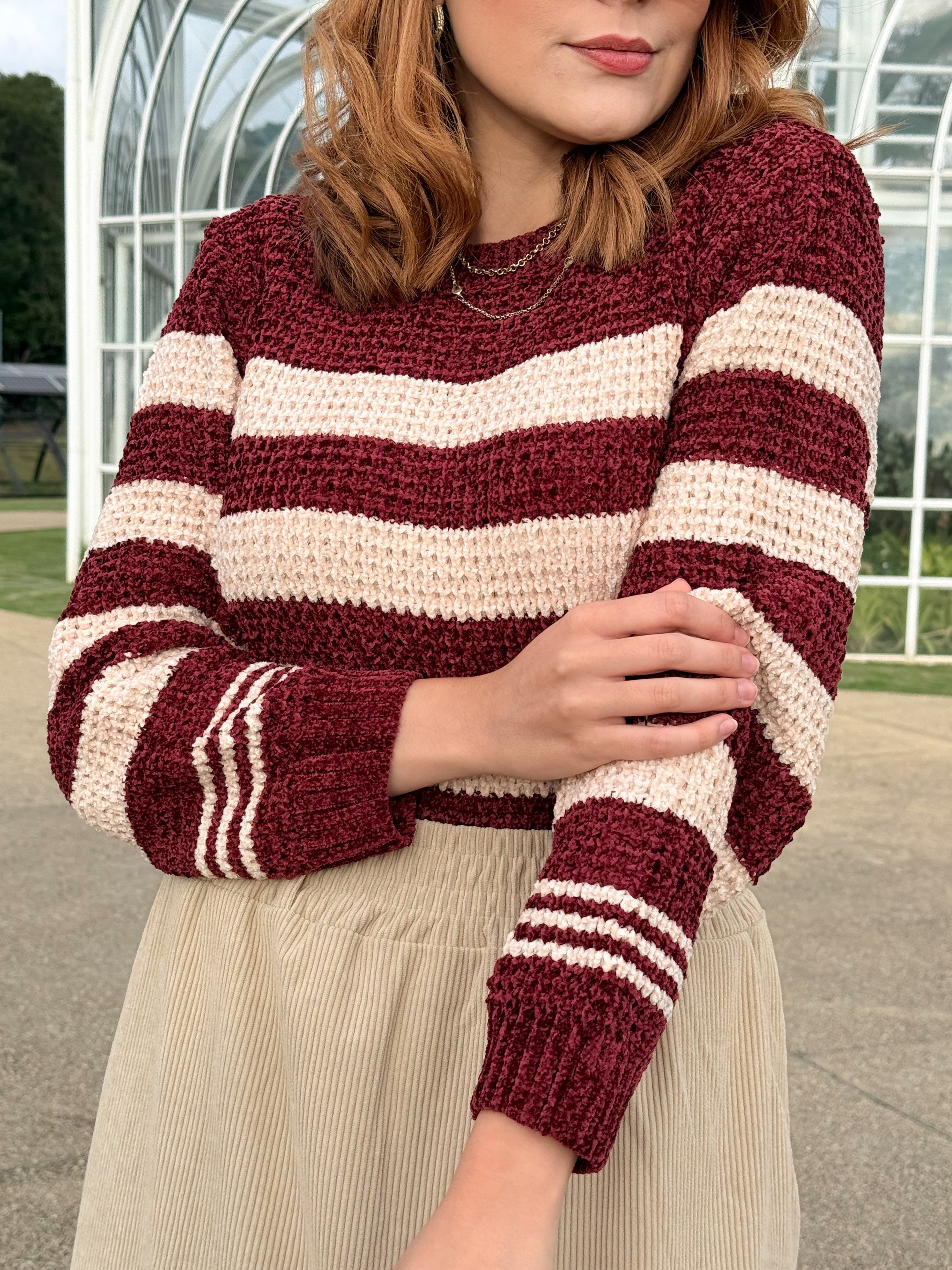 Blusa Tricot Chenille Listrada Veneza
