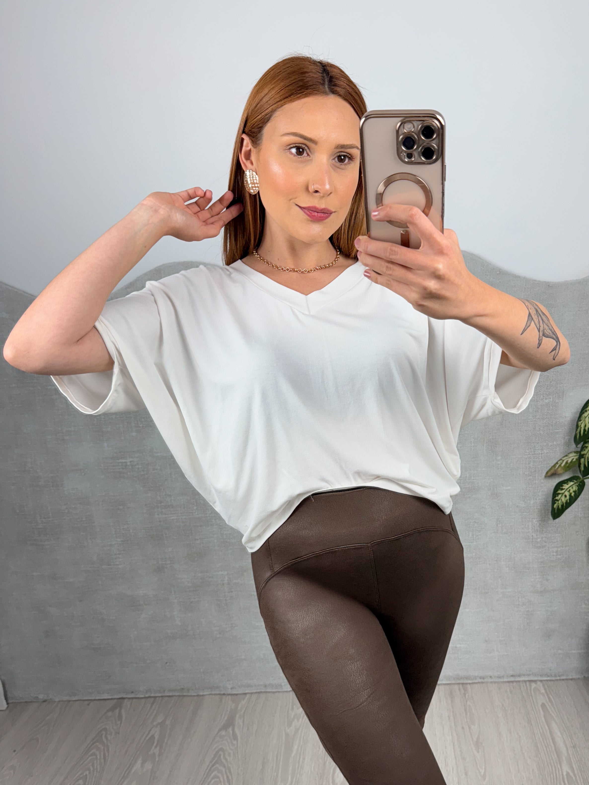 Blusa Morcego Malha
