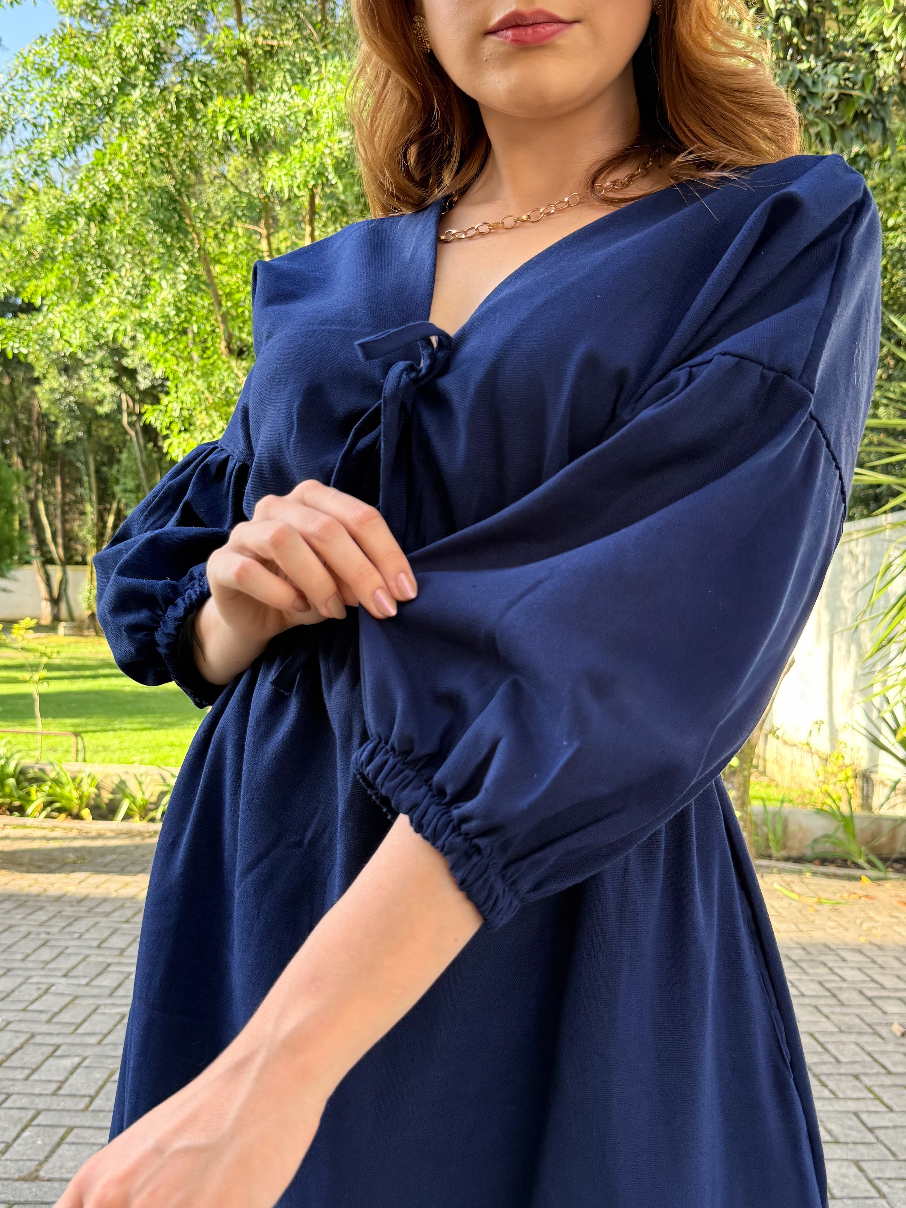 Vestido de Linho Mel