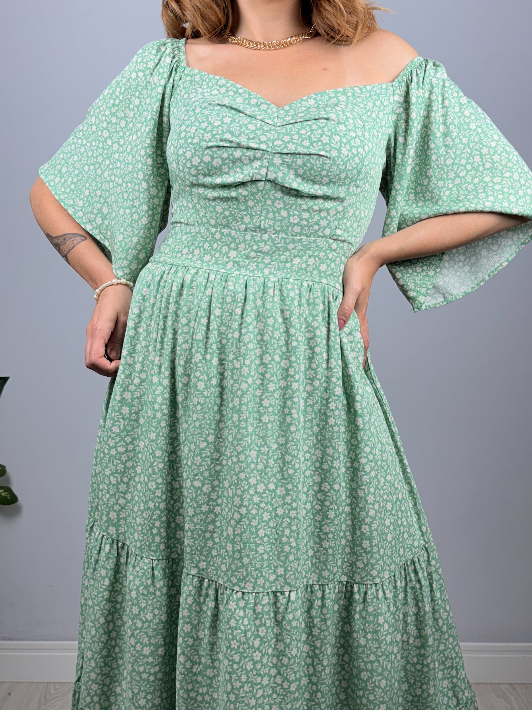 Vestido de Viscose Florzinha Ana