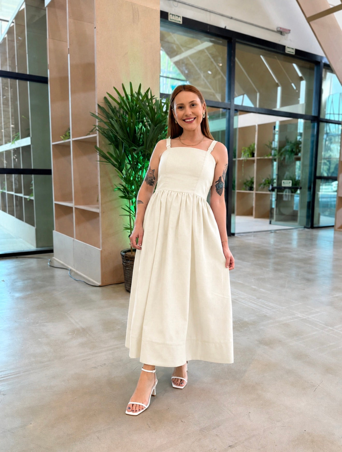 Vestido de Linho Aurora
