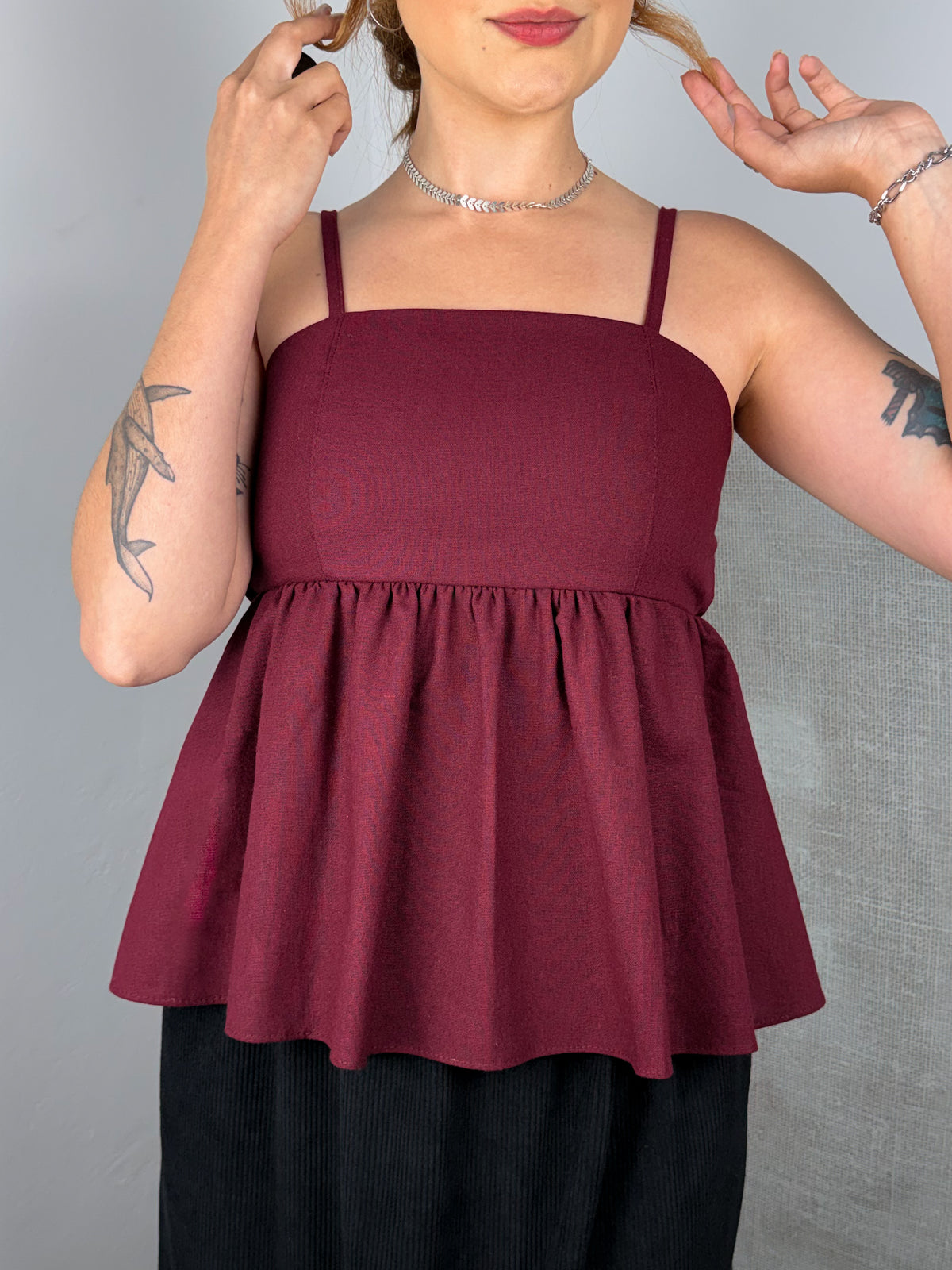 KIT 2 Blusas Bata de Linho por R$99,90