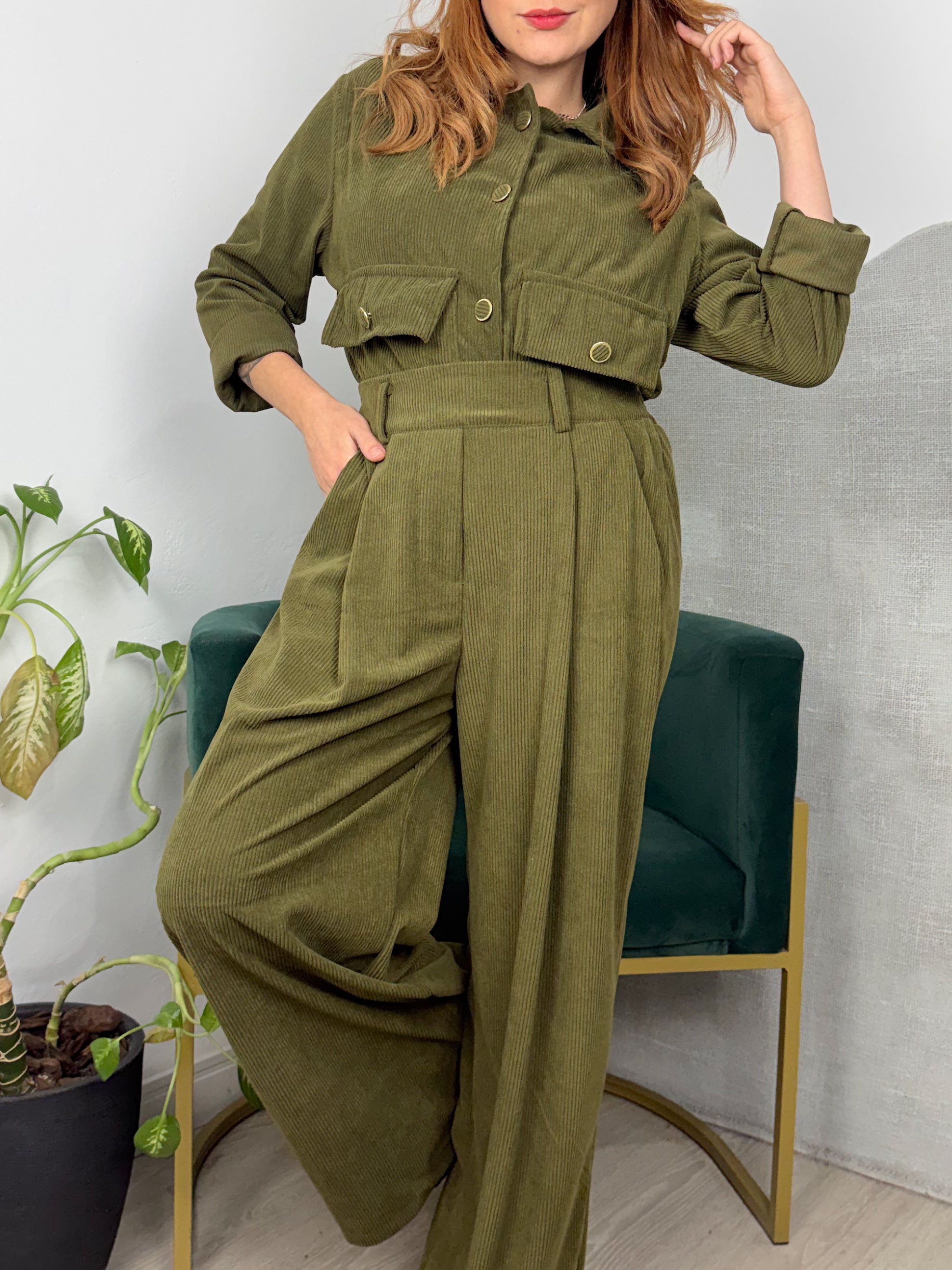 Conjunto Veludo Cotelê Marcela