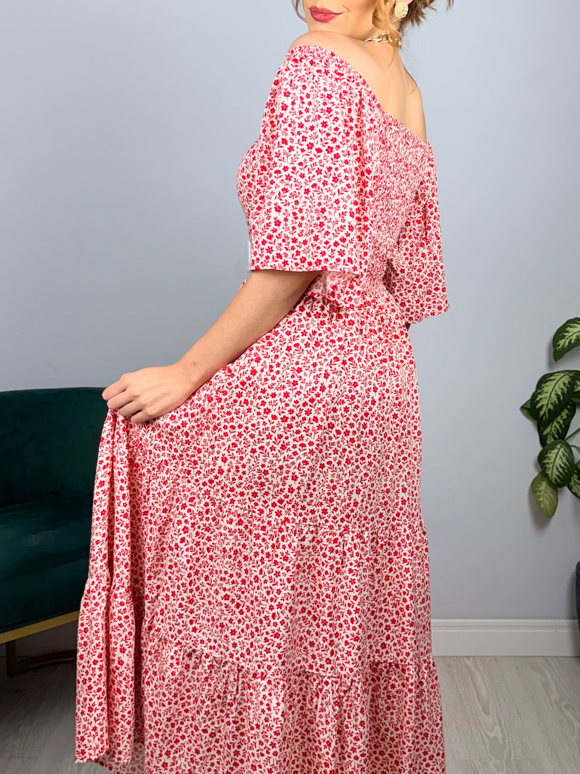 Vestido de Viscose Florzinha Ana