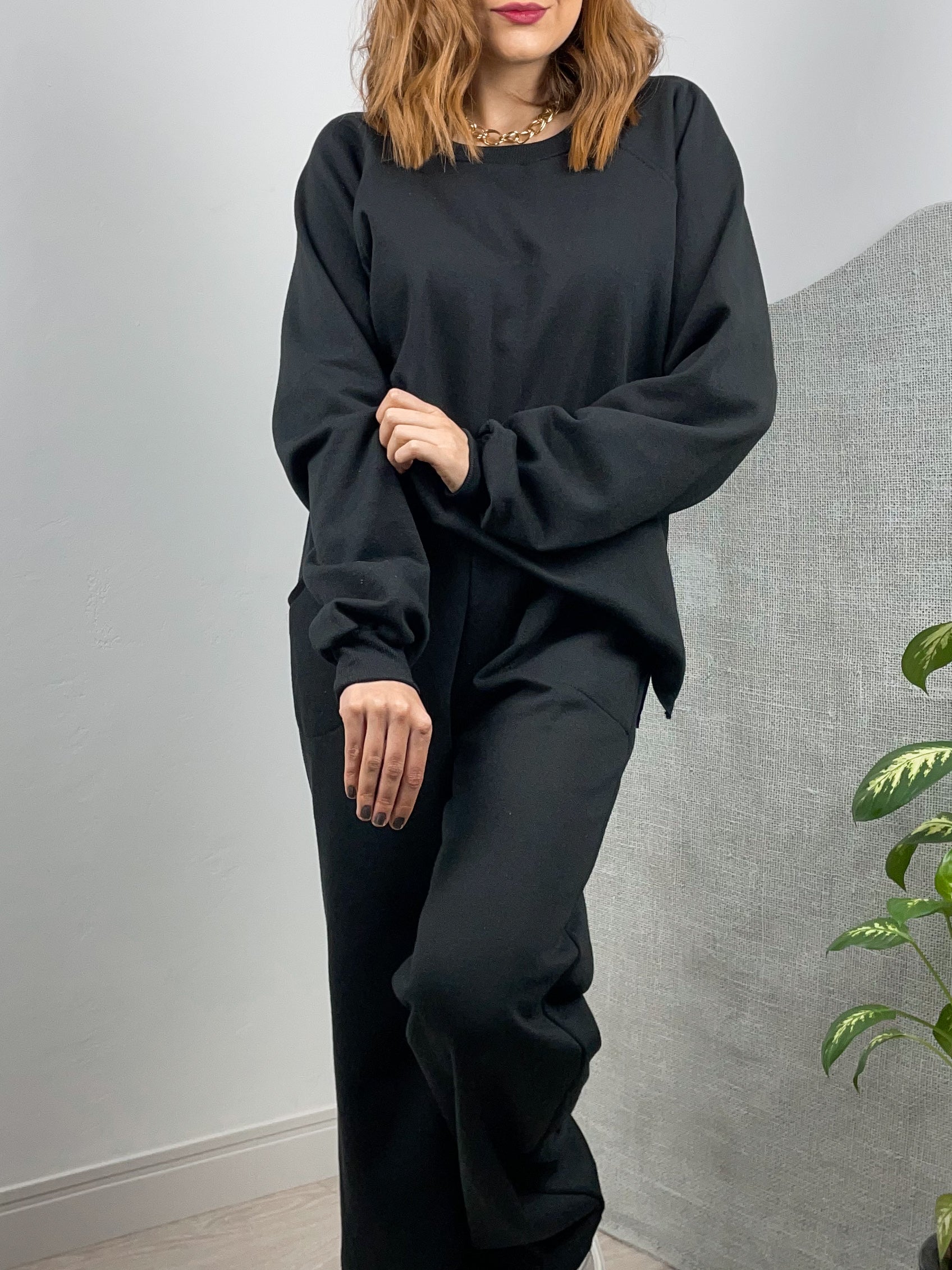 Conjunto de Moletom Blusa/Calça Flanelado