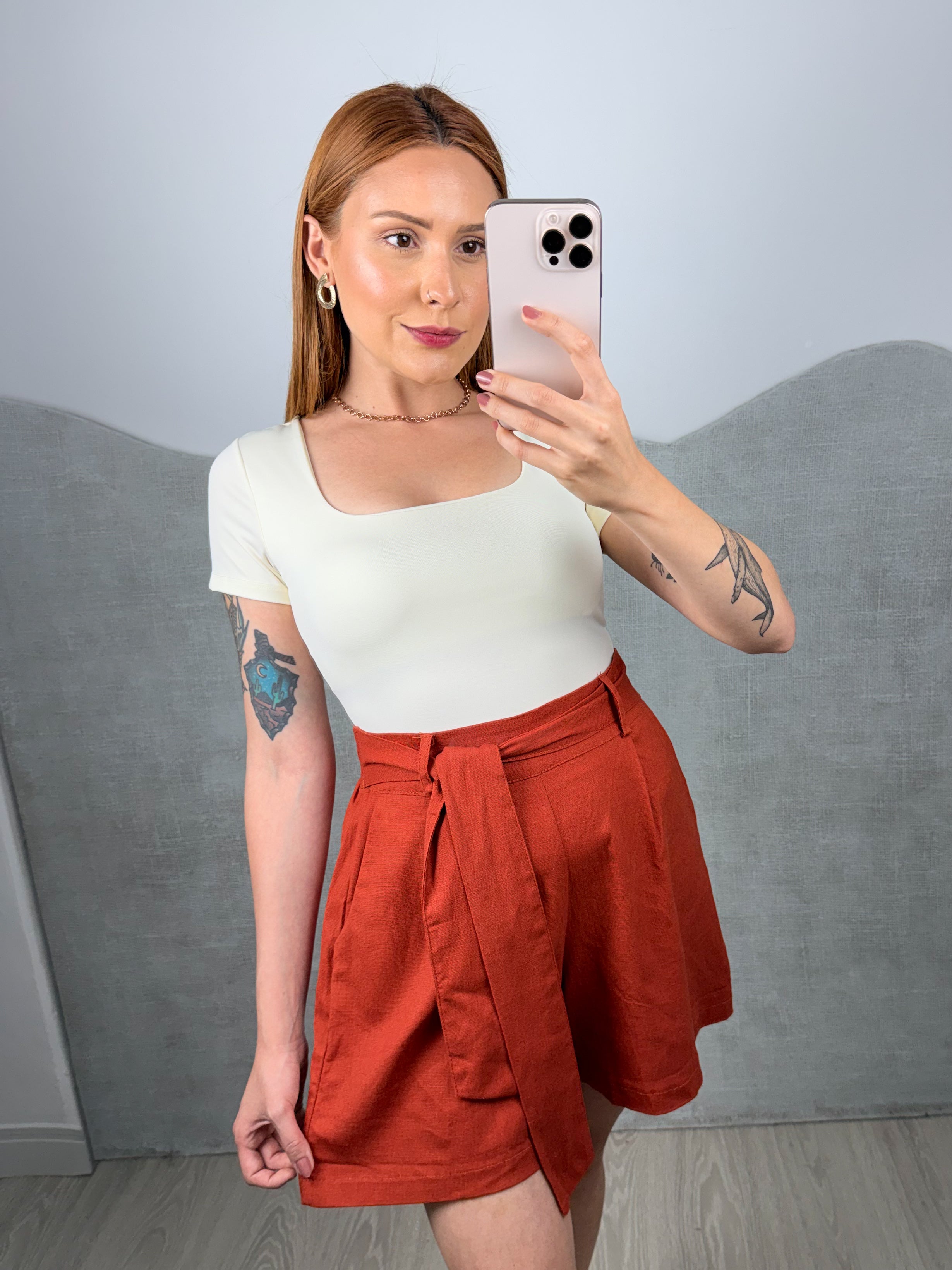 Blusa Basic C/ Elastano