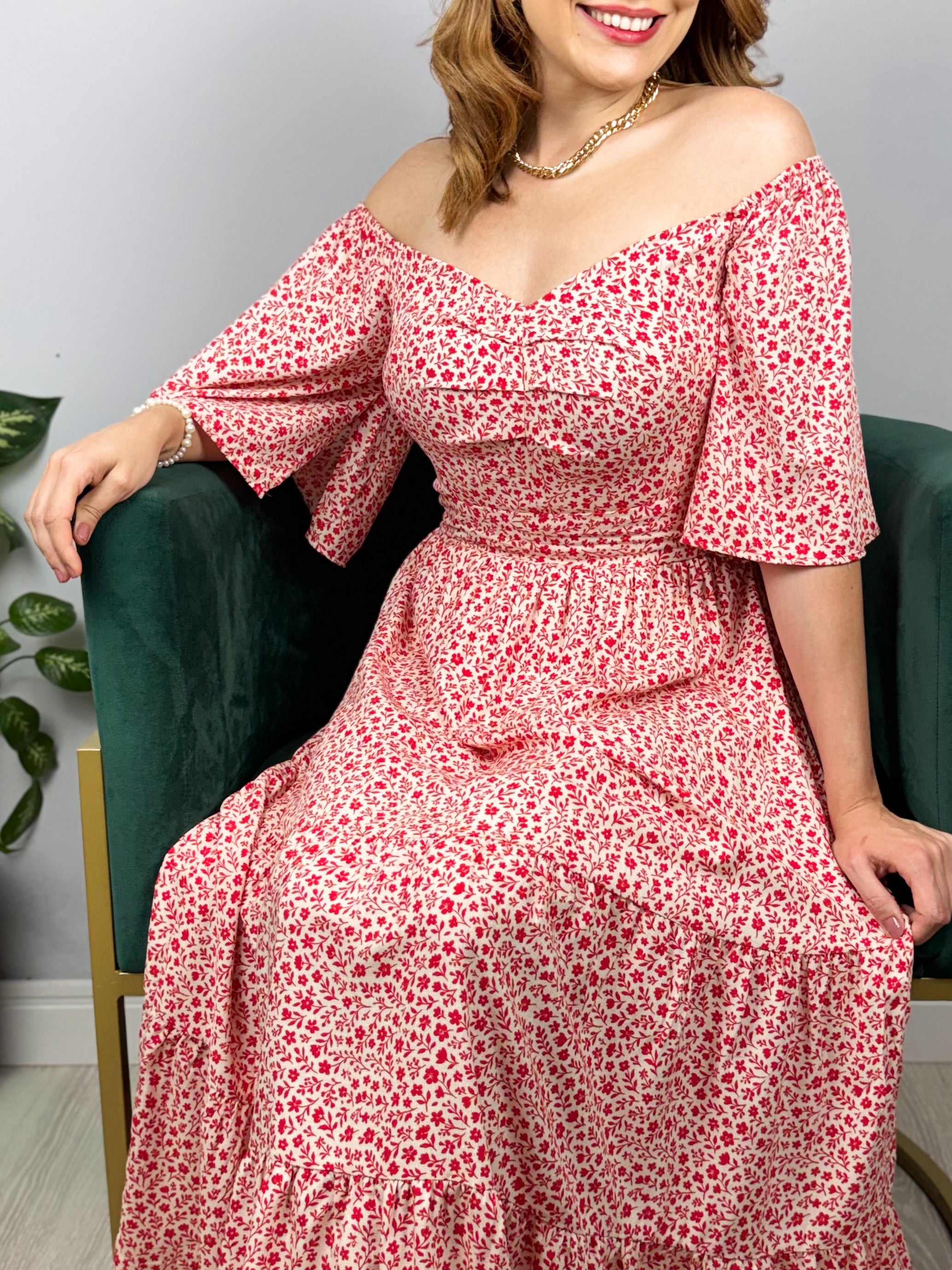 Vestido de Viscose Florzinha Ana