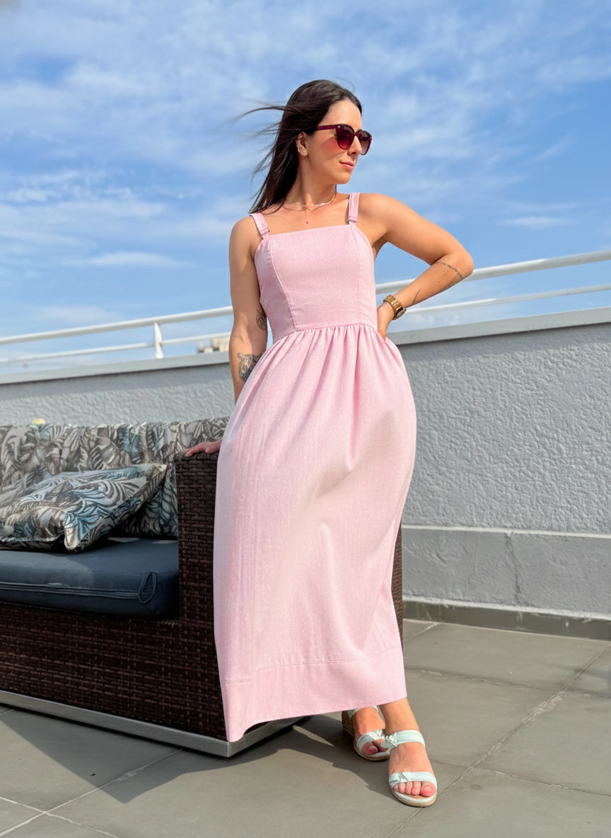 Vestido de Linho Aurora