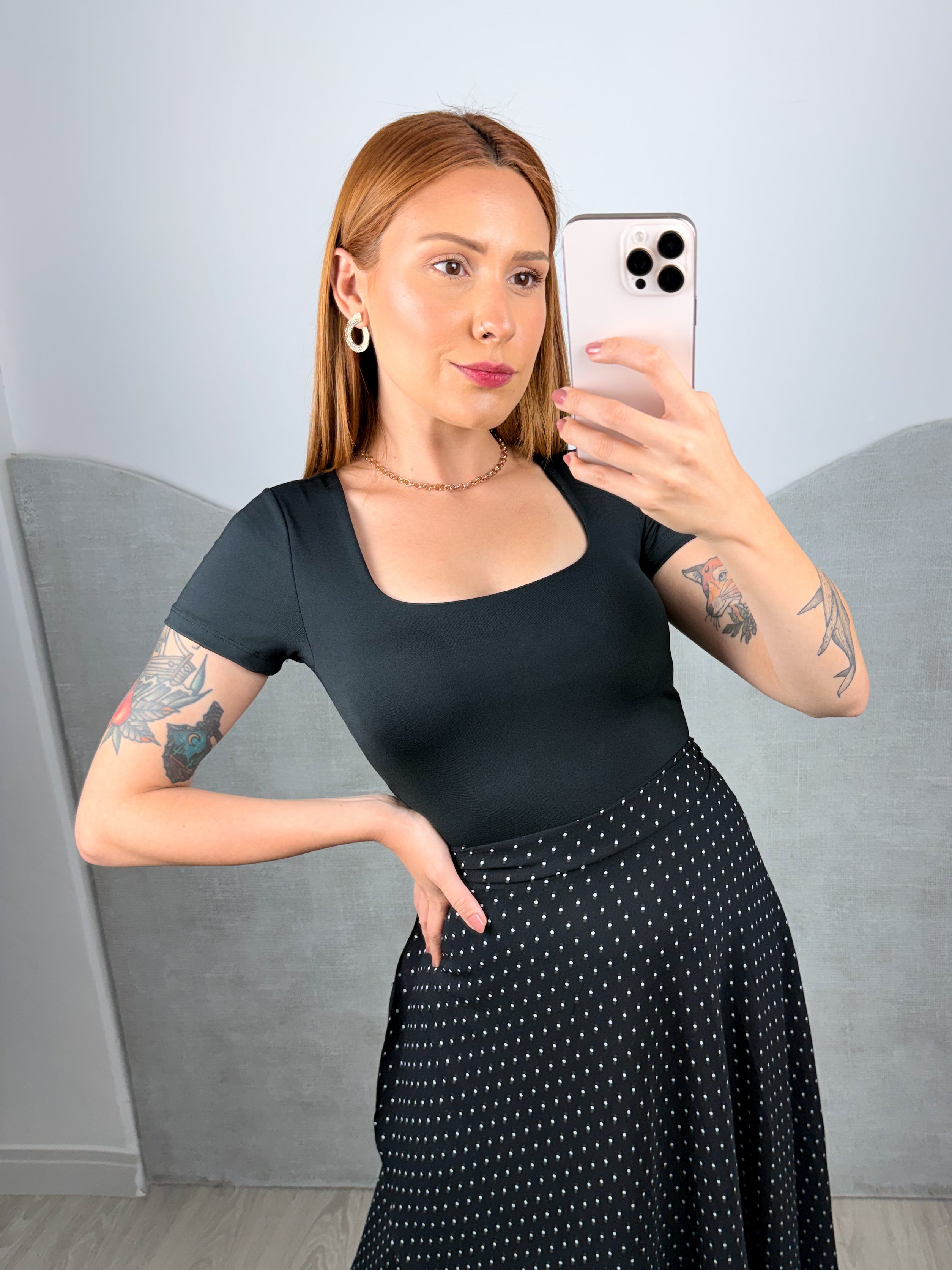 Blusa Basic C/ Elastano