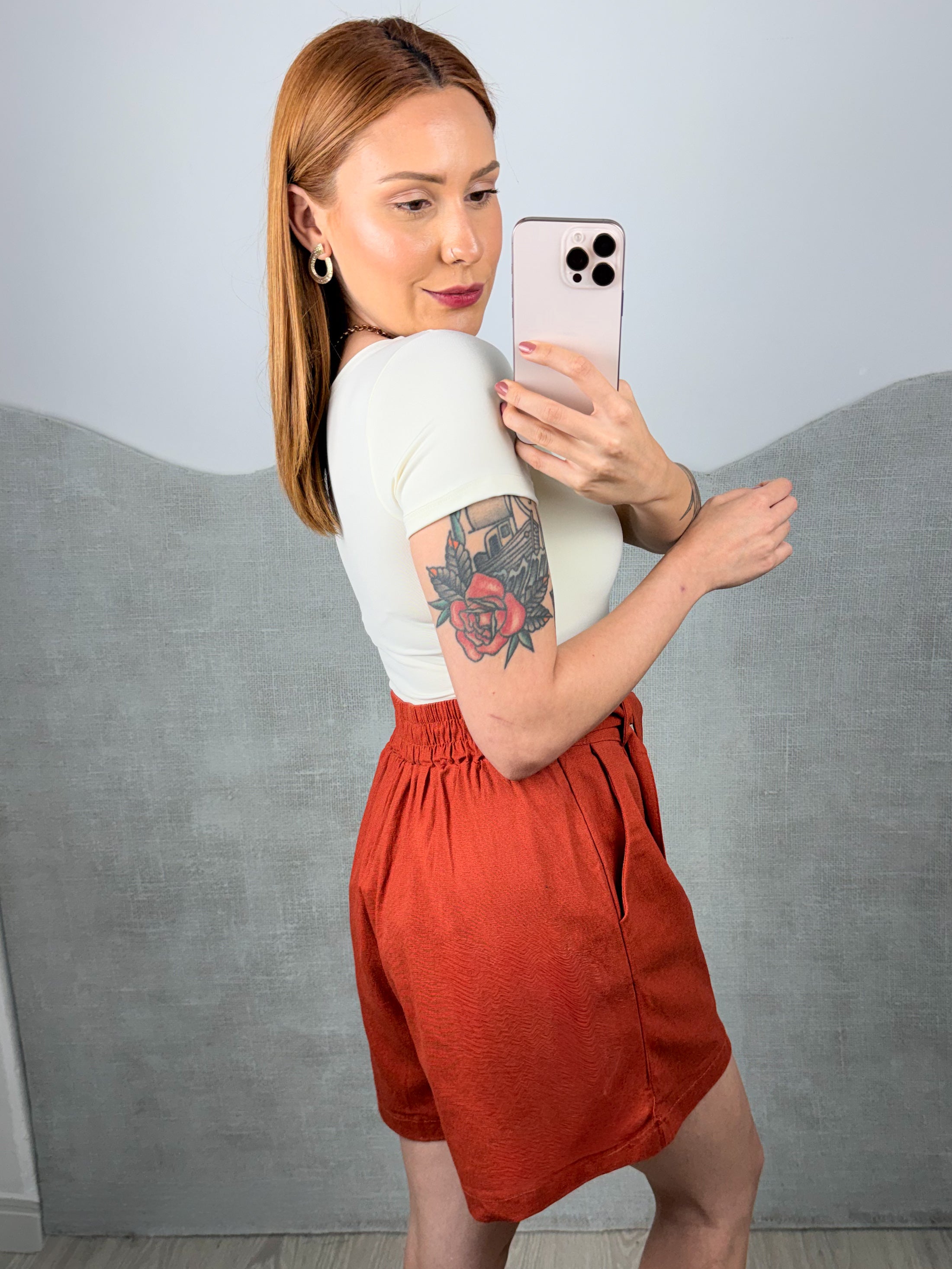 Shorts Linho C/ Amarração