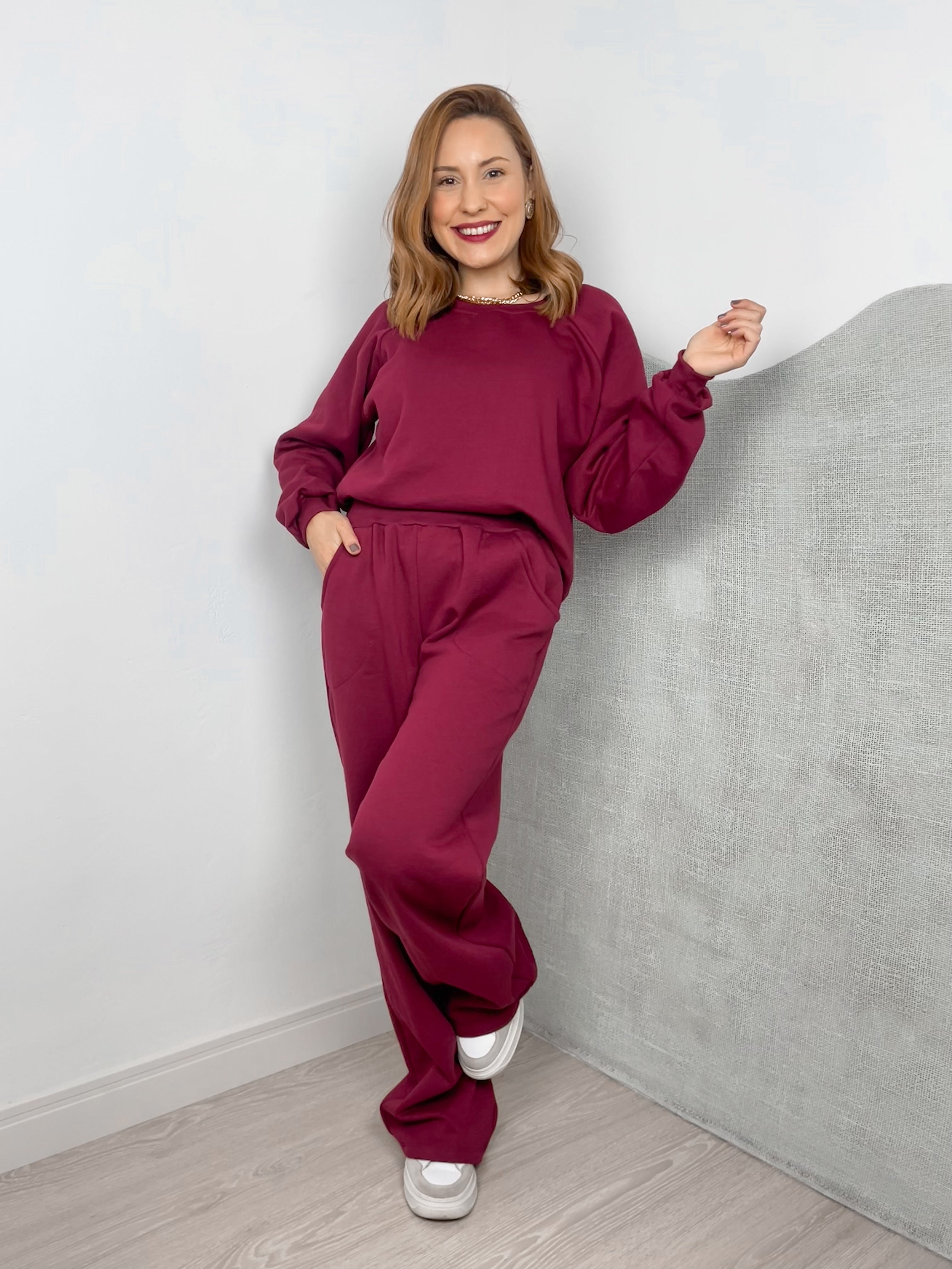 Conjunto de Moletom Blusa/Calça Flanelado