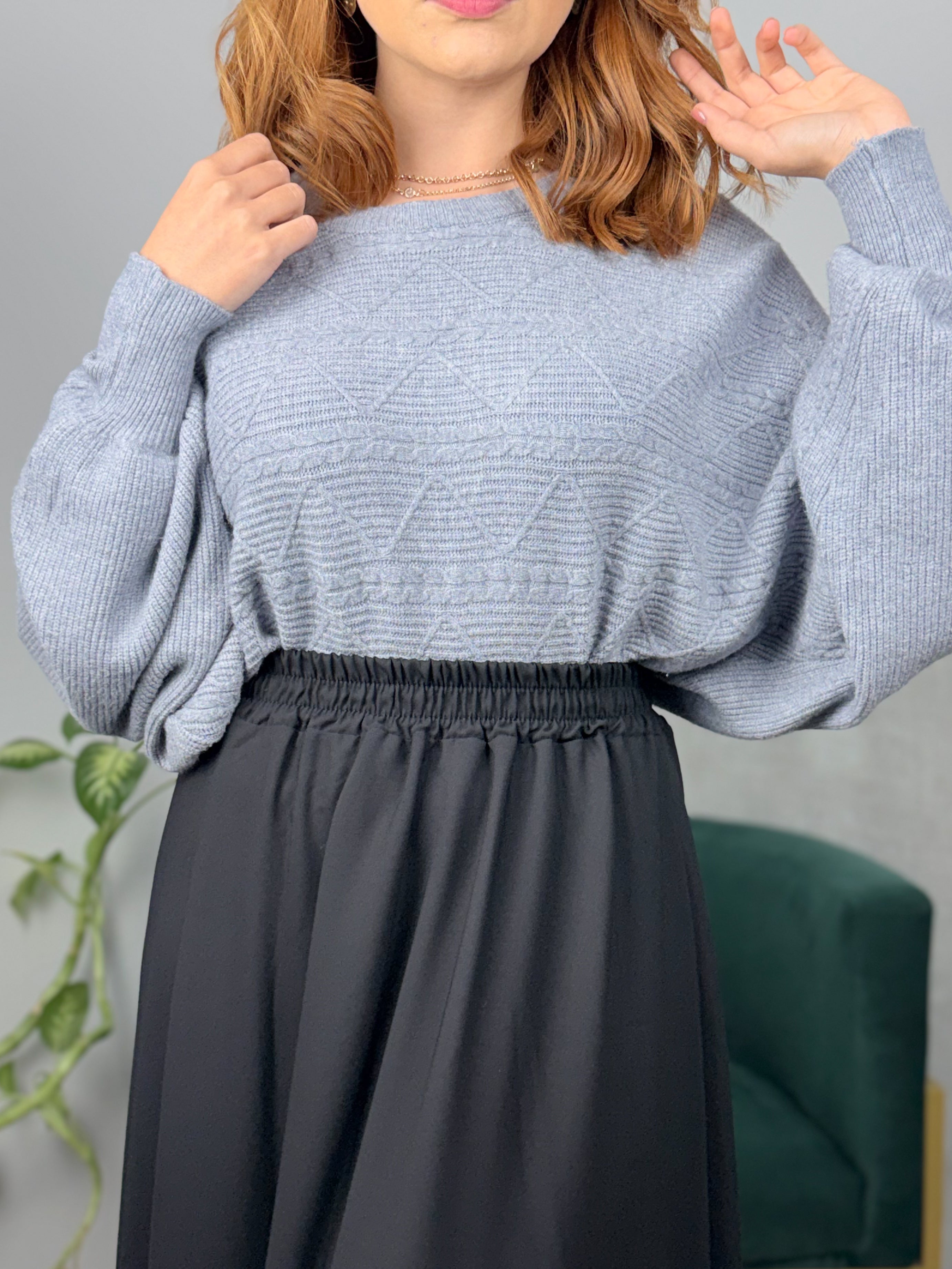 Blusa Tricot Modal Morcego Capri