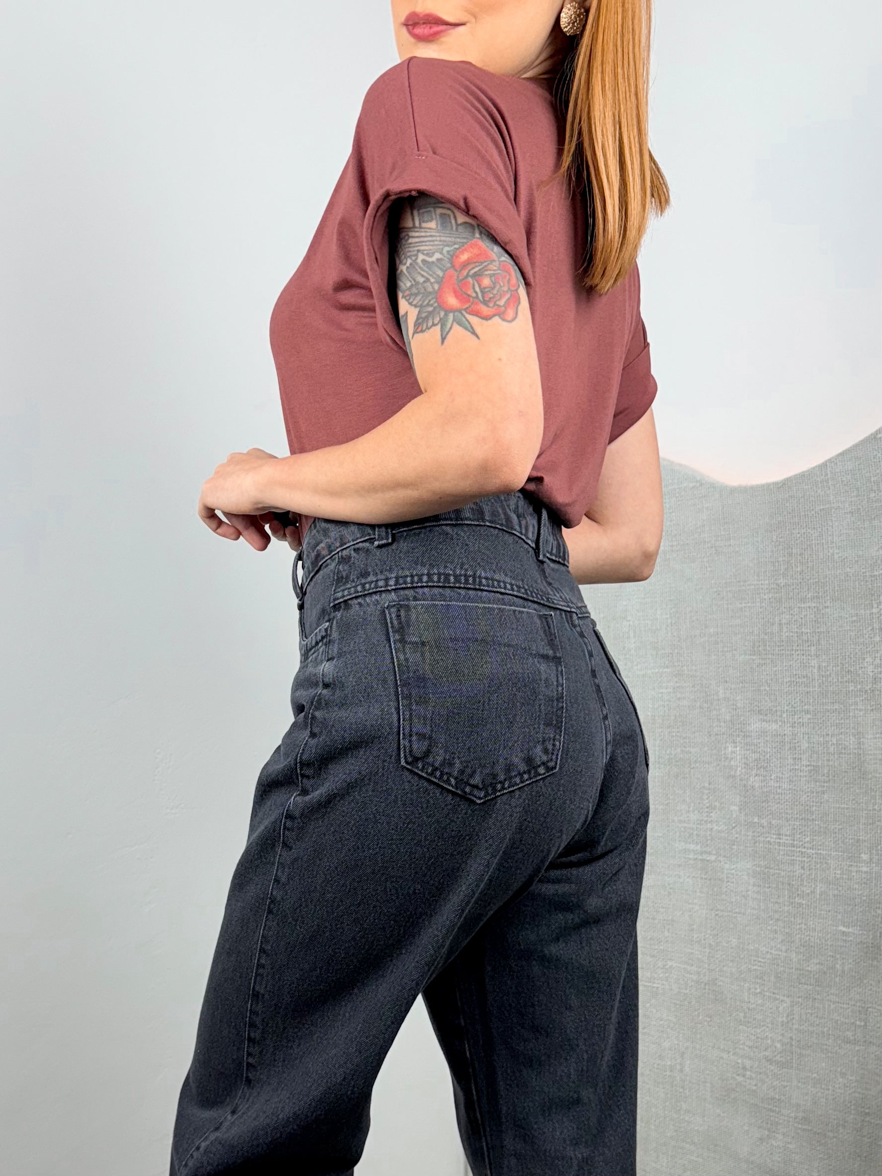 Calça Jeans Wide Leg Estonada Manu