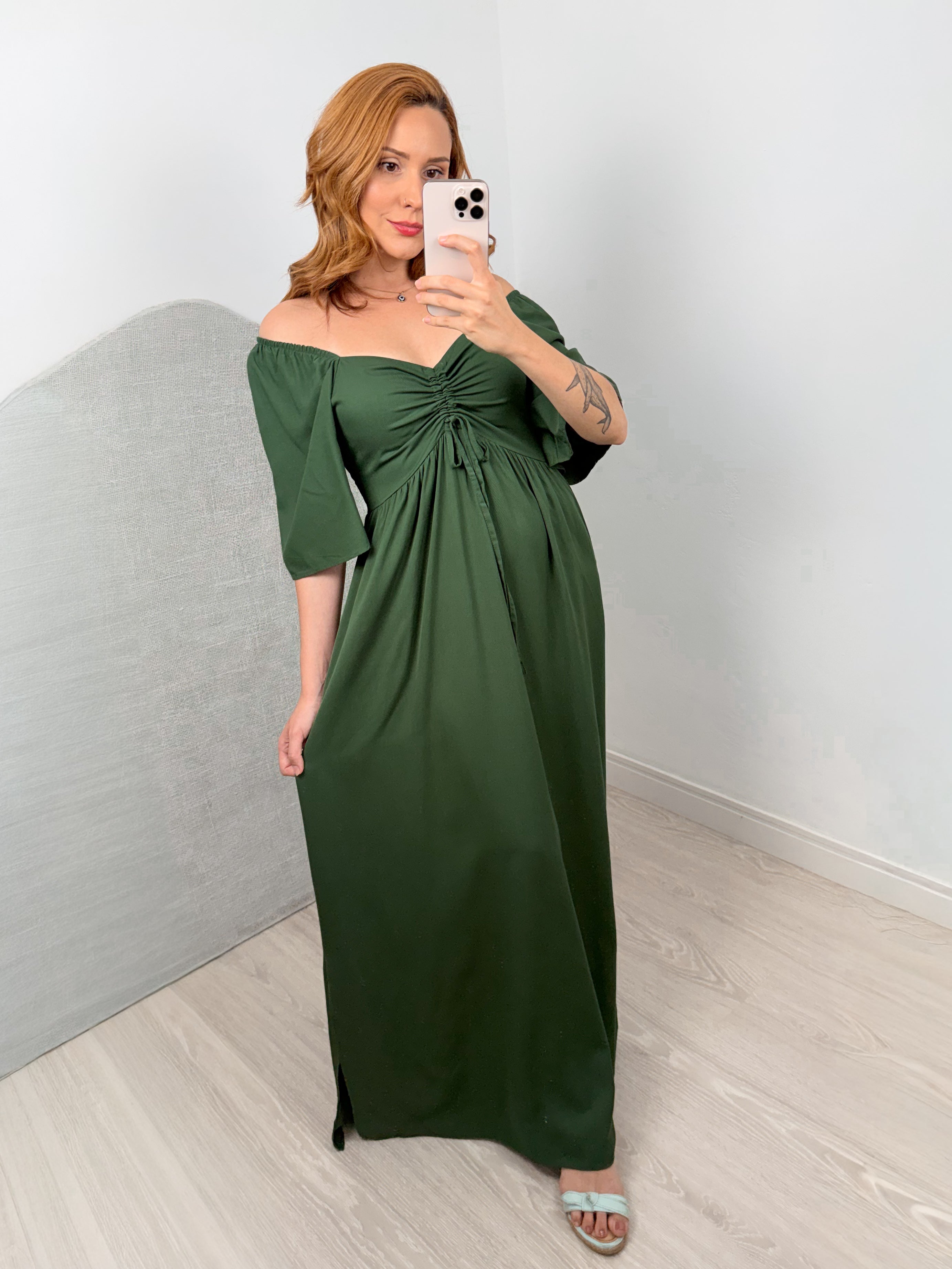 Vestido com Bolso Sol