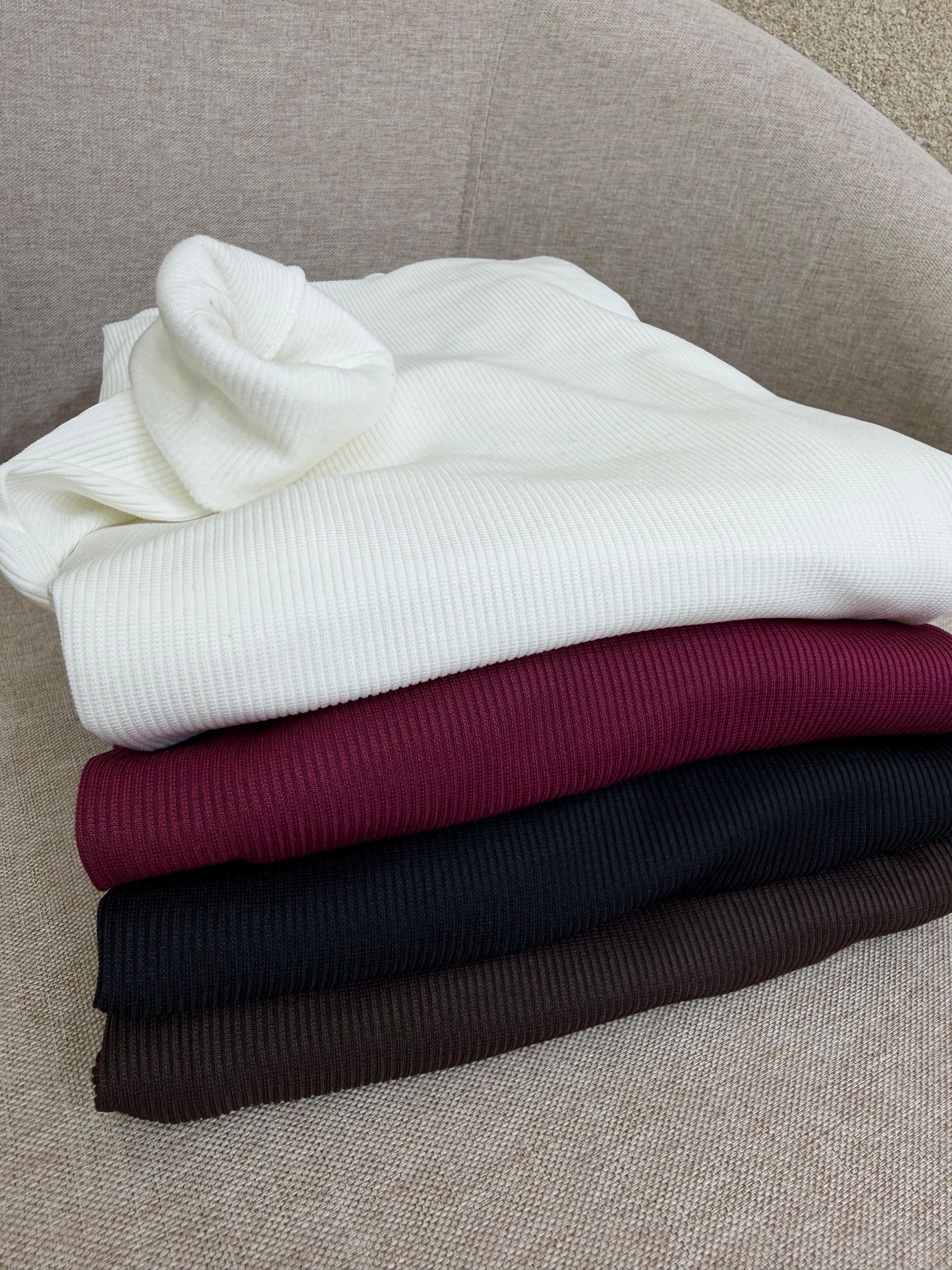 Blusa Térmica Canelada Gola Pisa