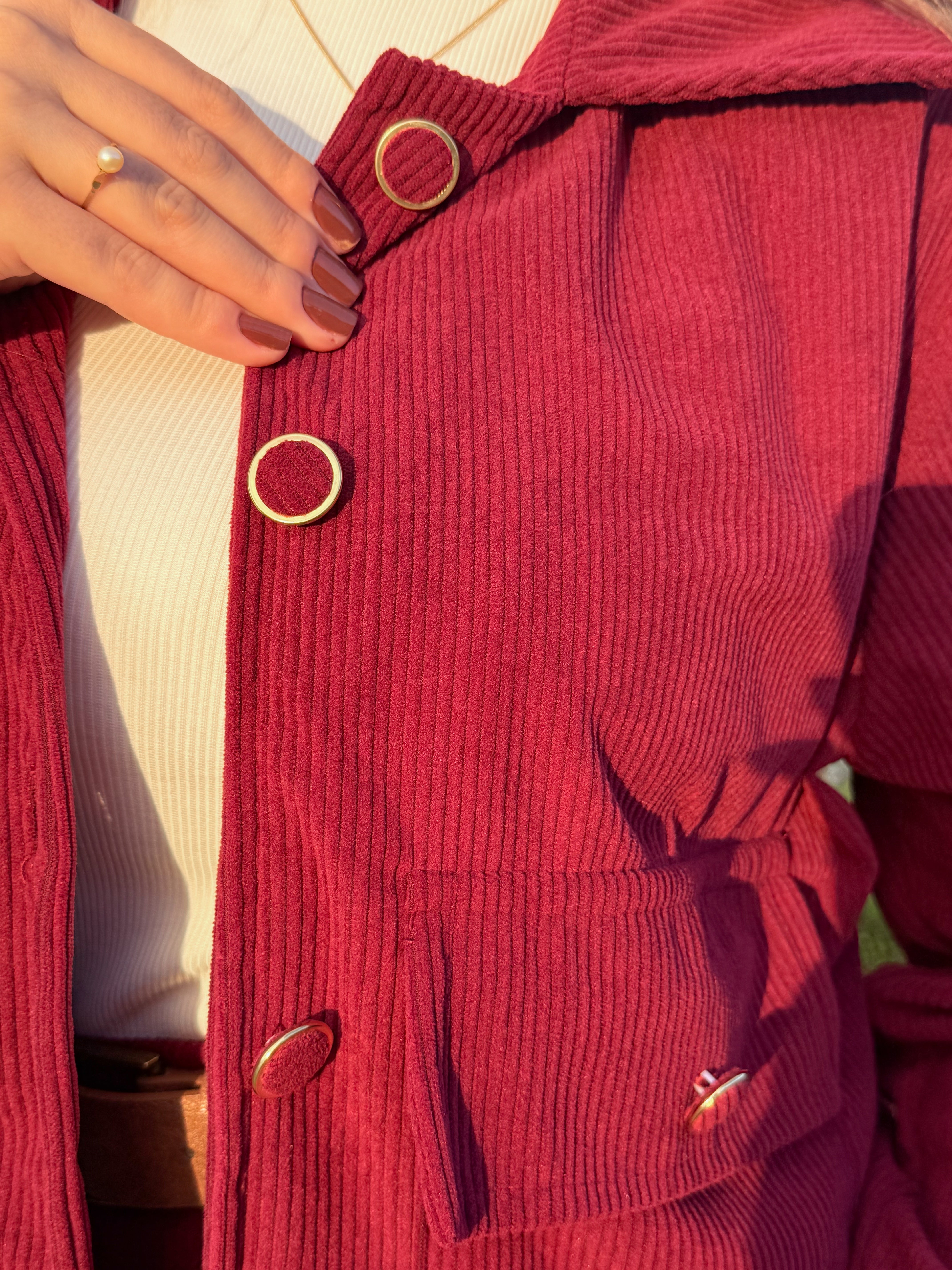 Conjunto Veludo Cotelê Marcela