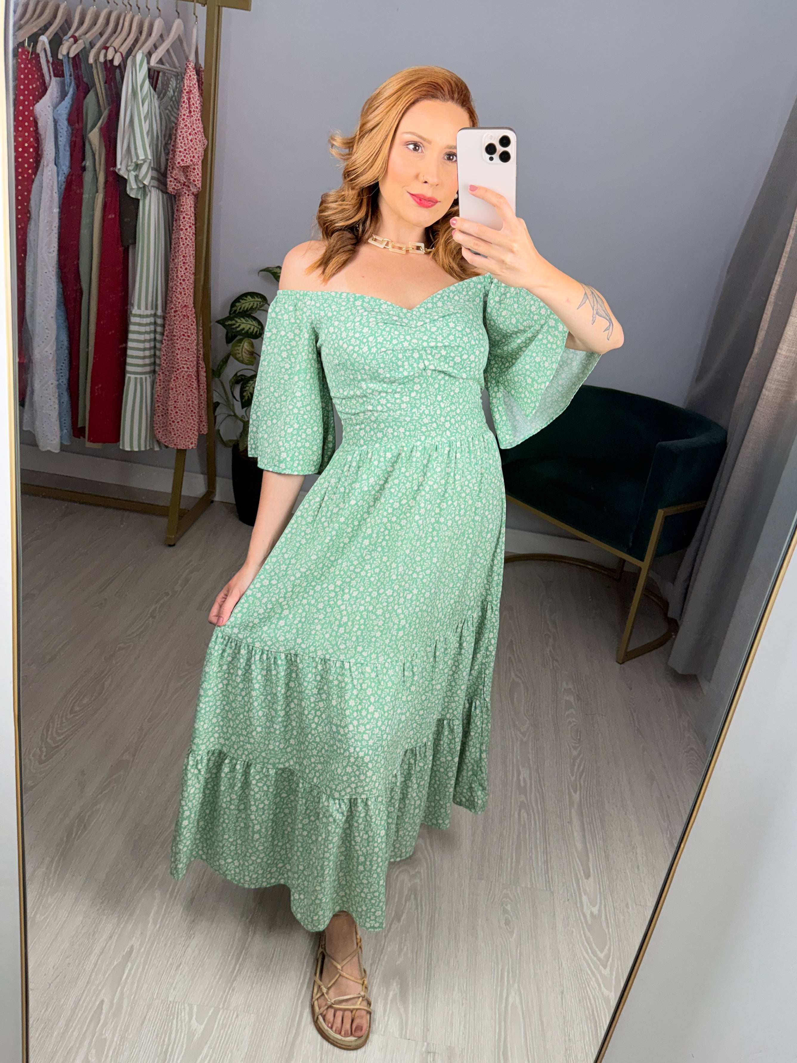 Vestido de Viscose Florzinha Ana