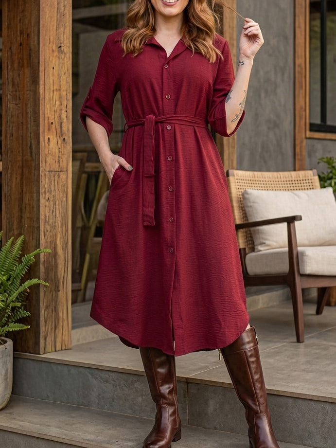 Chemise Midi Manga 3/4 Leticia