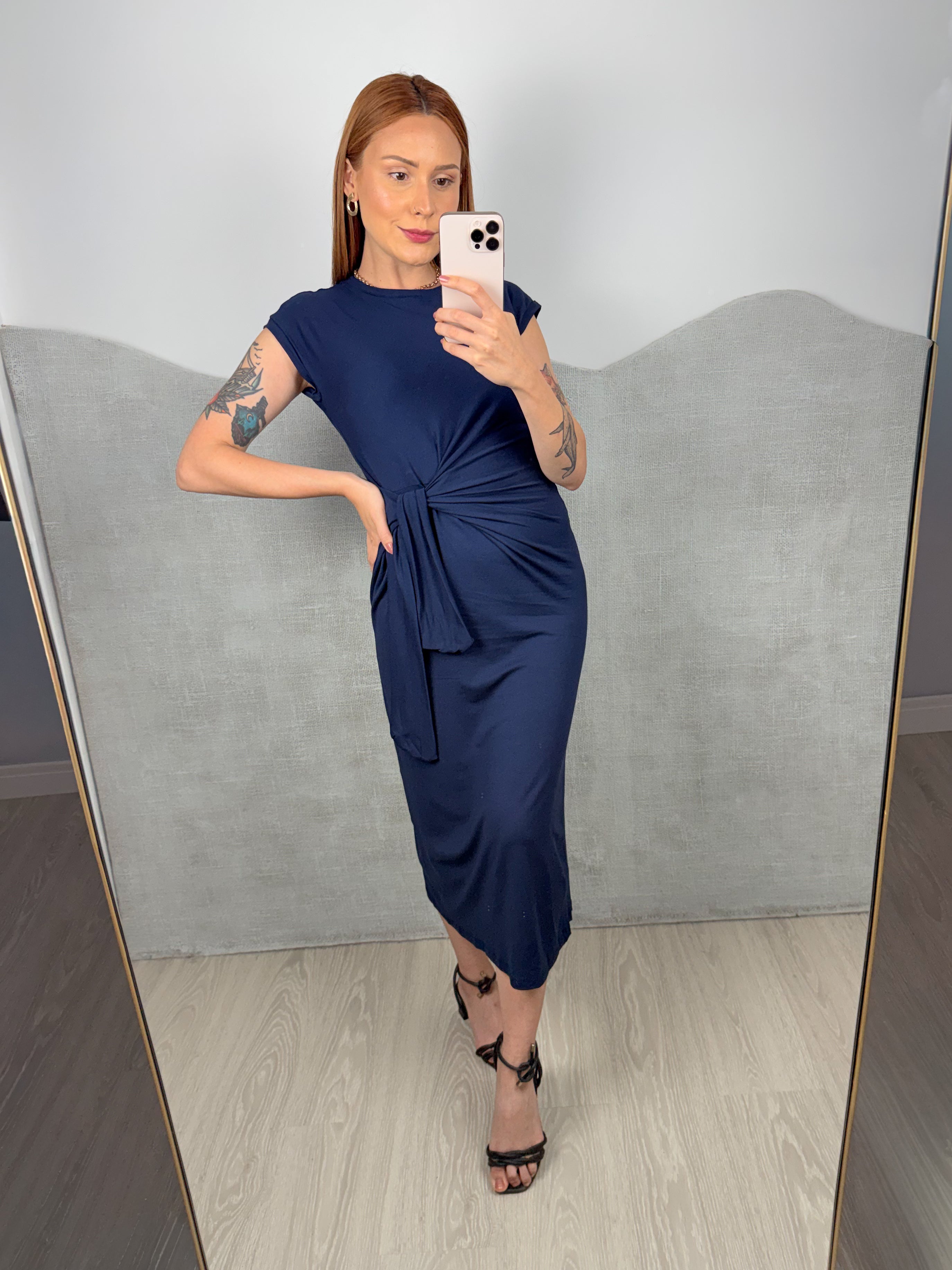 Vestido Basic Amarração Lateral