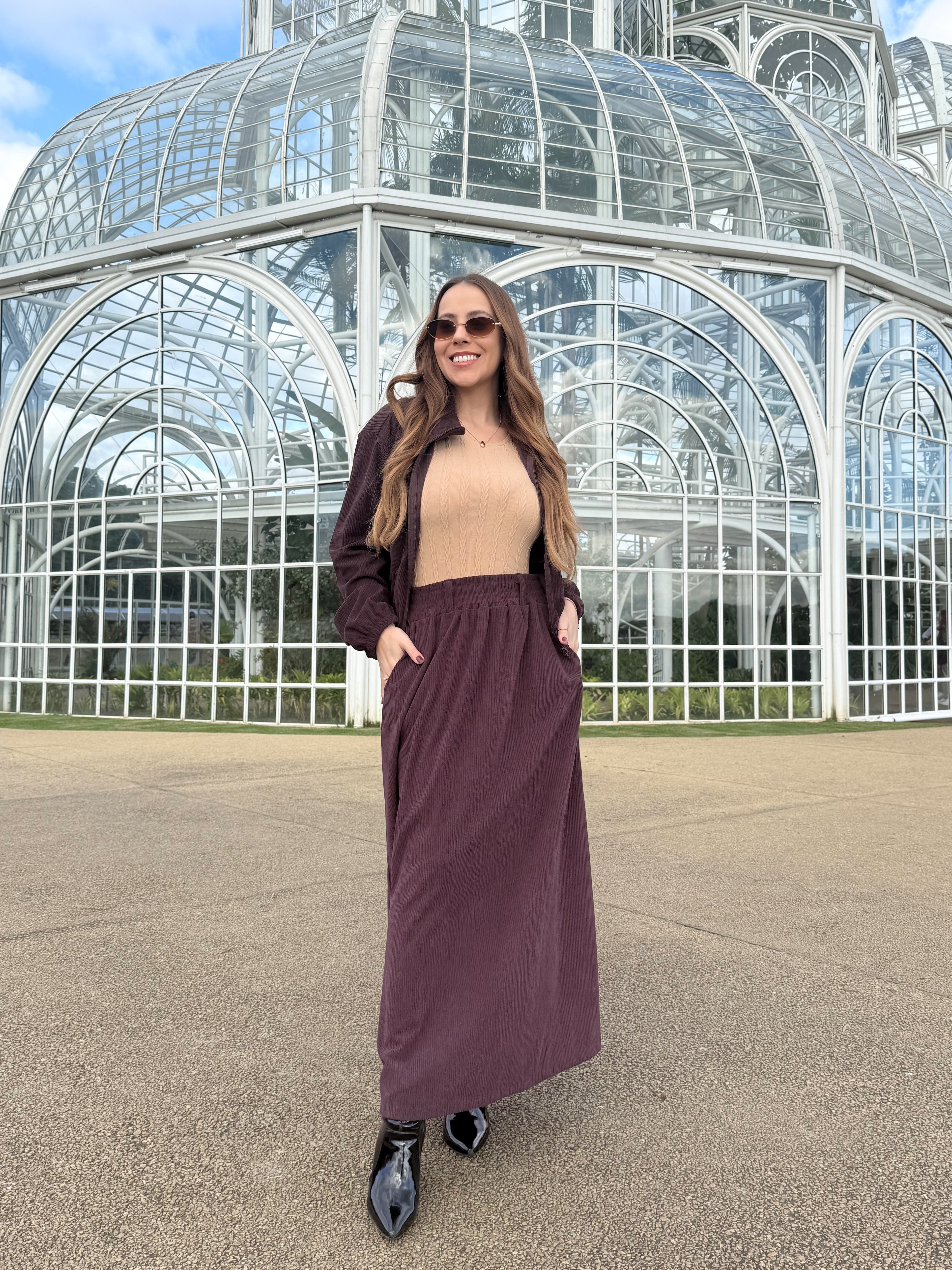 Saia Veludo Cotêle Bella